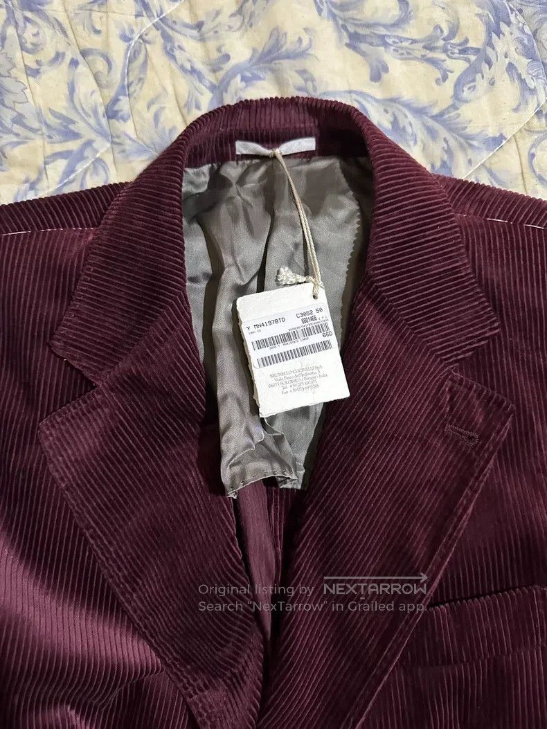 Brunello Cucinelli Brunello Cucinelli Corduroy suit jacket Size 50L - 4 Thumbnail