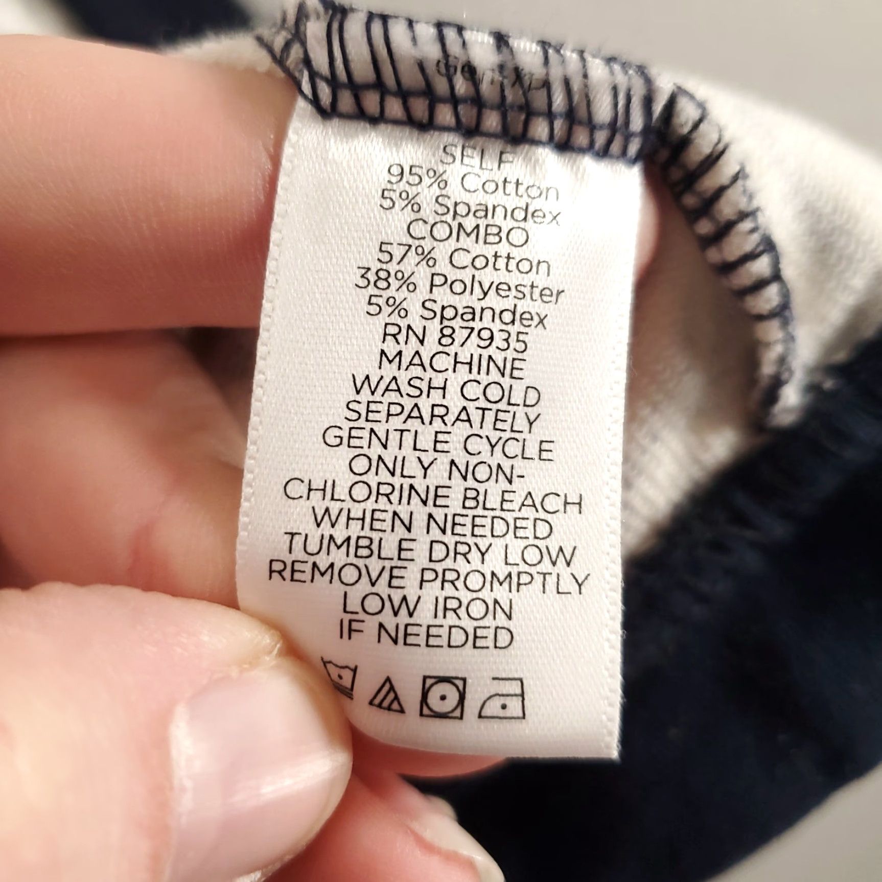 Vintage Susan Graver Womens Jacket 1X Navy Blue White Geometric Full Zip Stretchy Jacket Size XL / US 12-14 / IT 48-50 - 4 Thumbnail