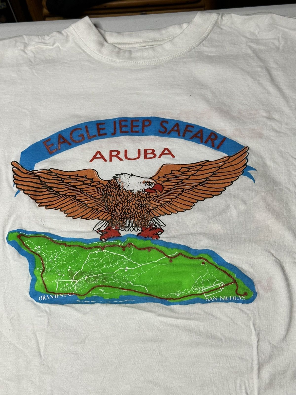 Other vintage Island of Aruba Jeep Safari" animal t-shirt Size US XL / EU 56 / 4 - 2 Thumbnail