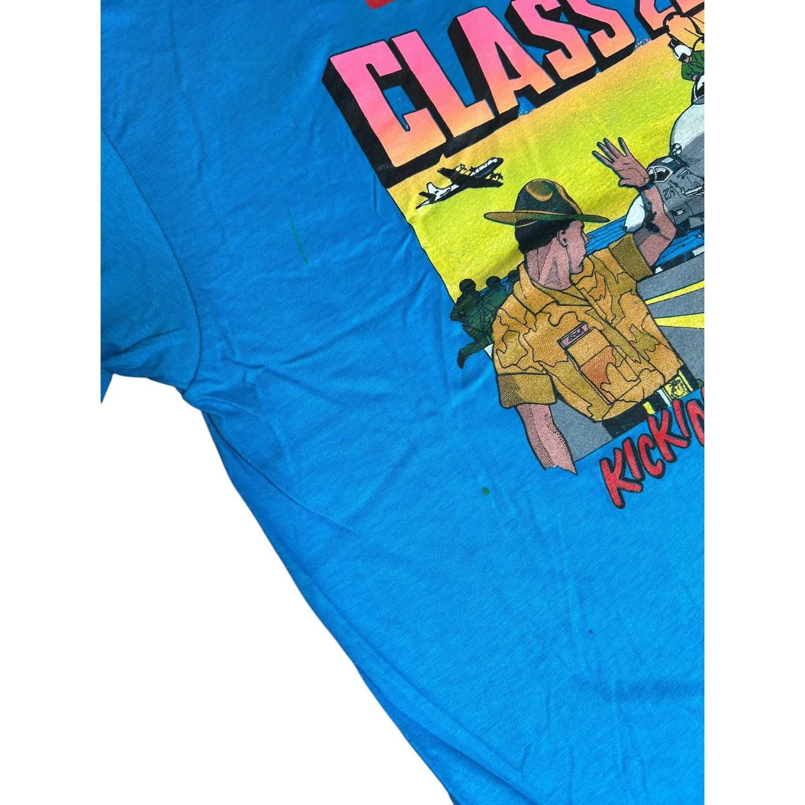 Hanes × Vintage Vintage 90s Military US Marine 12th Man Strike Force T-Shirt Size US L / EU 52-54 / 3 - 8 Thumbnail