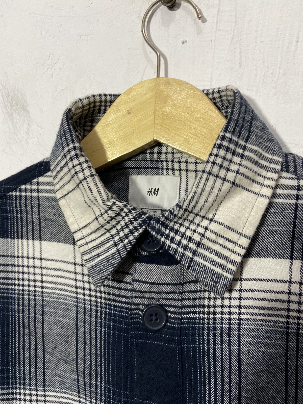 Flannel × Japanese Brand H&M Flannel Outer Shirt Y2K Style Size US L / EU 52-54 / 3 - 8 Thumbnail