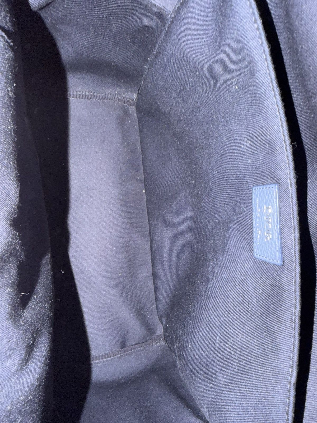 Dior Dior Rider 2.0 Backpack Navy Blue Gravity Stencil Leather Size ONE SIZE - 4 Thumbnail