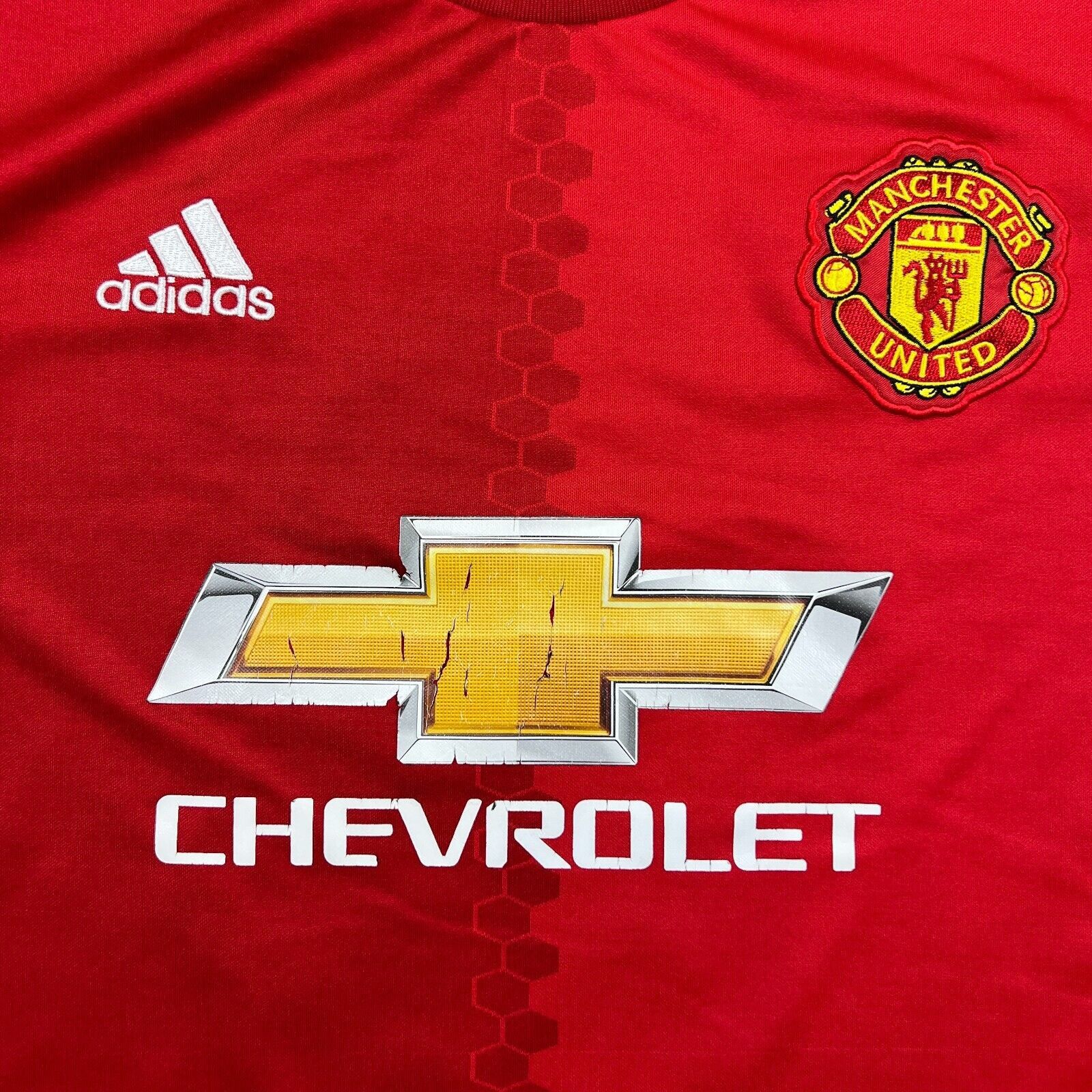 Adidas 2016 Adidas Manchester United Paul Pogba Soccer Jersey Shirt Size US XL / EU 56 / 4 - 6 Thumbnail