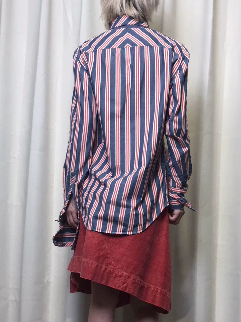 Vivienne Westwood Vivienne Westwood Striped striped tie shirt Size M / US 6-8 / IT 42-44 - 5 Thumbnail