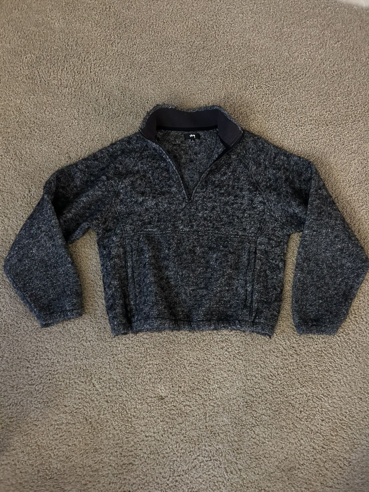 Stussy Wool Blend Sherpa Mock Size US L / EU 52-54 / 3 - 1 Thumbnail