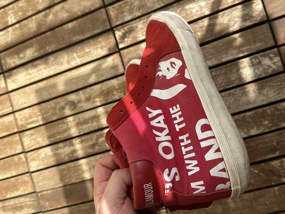 Hysteric Glamour OG Hysteric Glamour Zip High Top Sneakers Red Size US 9 / EU 42 - 9 Thumbnail