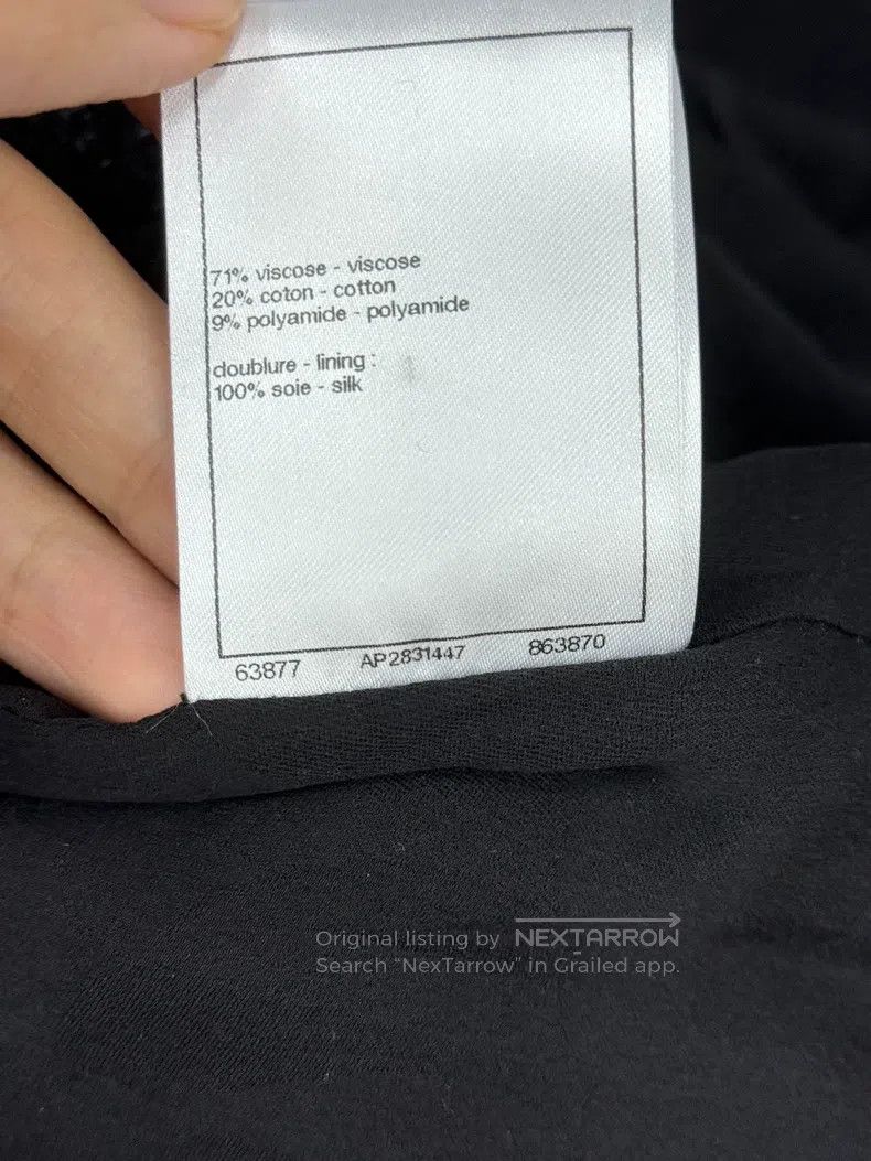 Chanel Chanel 25P black pearl jacket Size M / US 6-8 / IT 42-44 - 7 Thumbnail