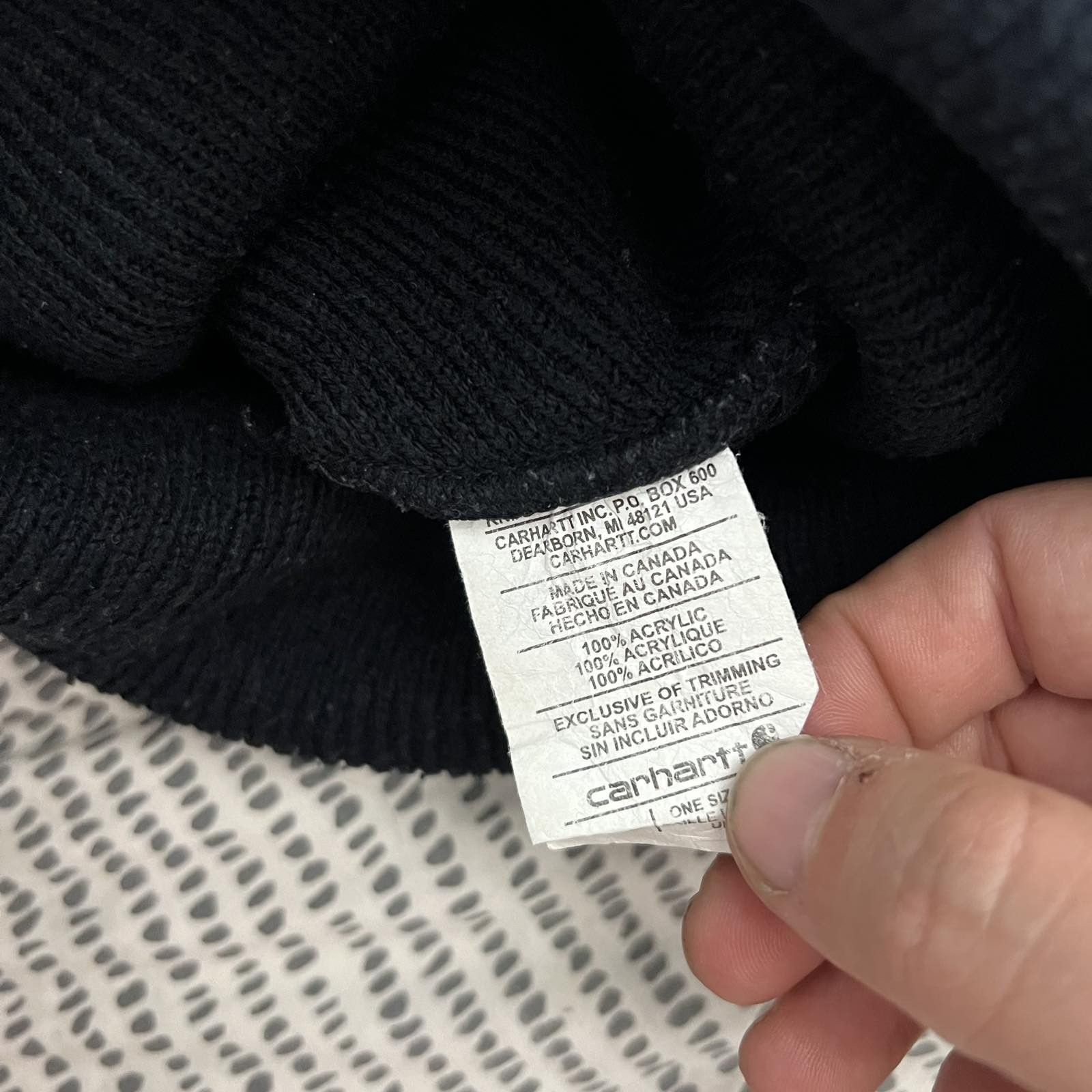 Carhartt Vintage Carhartt Beanie 90s Size ONE SIZE - 3 Thumbnail