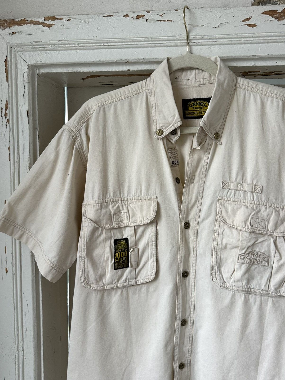 Camel Vintage Camel 1000 Miles Short Sleeve Shirt Size US L / EU 52-54 / 3 - 3 Thumbnail