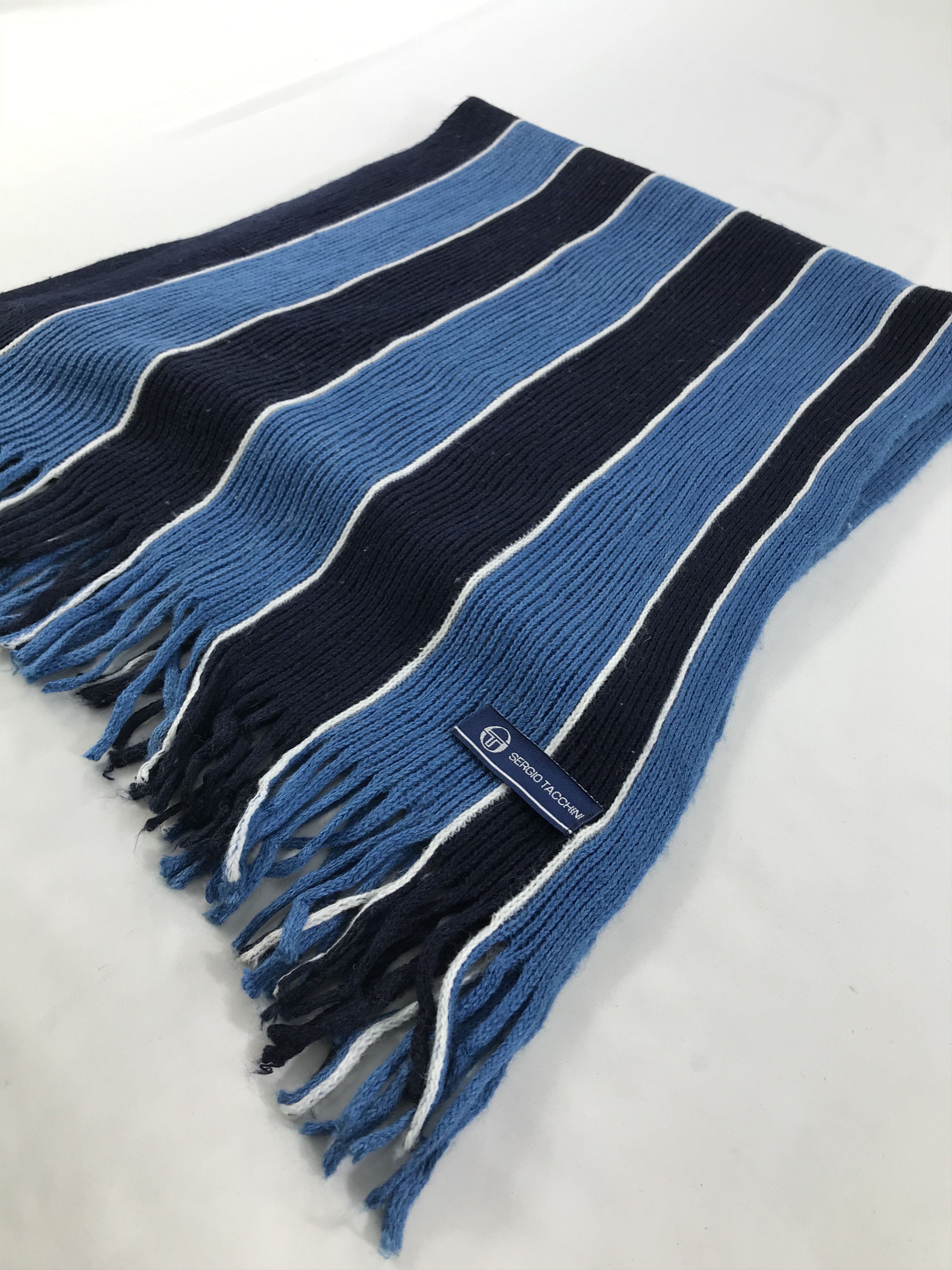 Sergio Tacchini Vintage Sergio Tacchini Scarf/Muffler/Neckwear MF1275 Size ONE SIZE - 3 Thumbnail