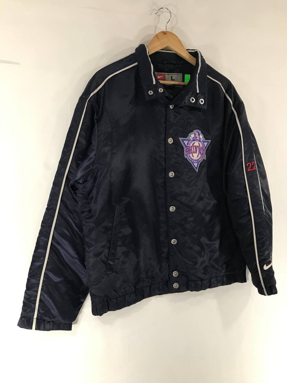 Japanese Brand × Nike × Vintage Vintage Nike Shinea Baseball Bomber Jacket Size US L / EU 52-54 / 3 - 7 Thumbnail