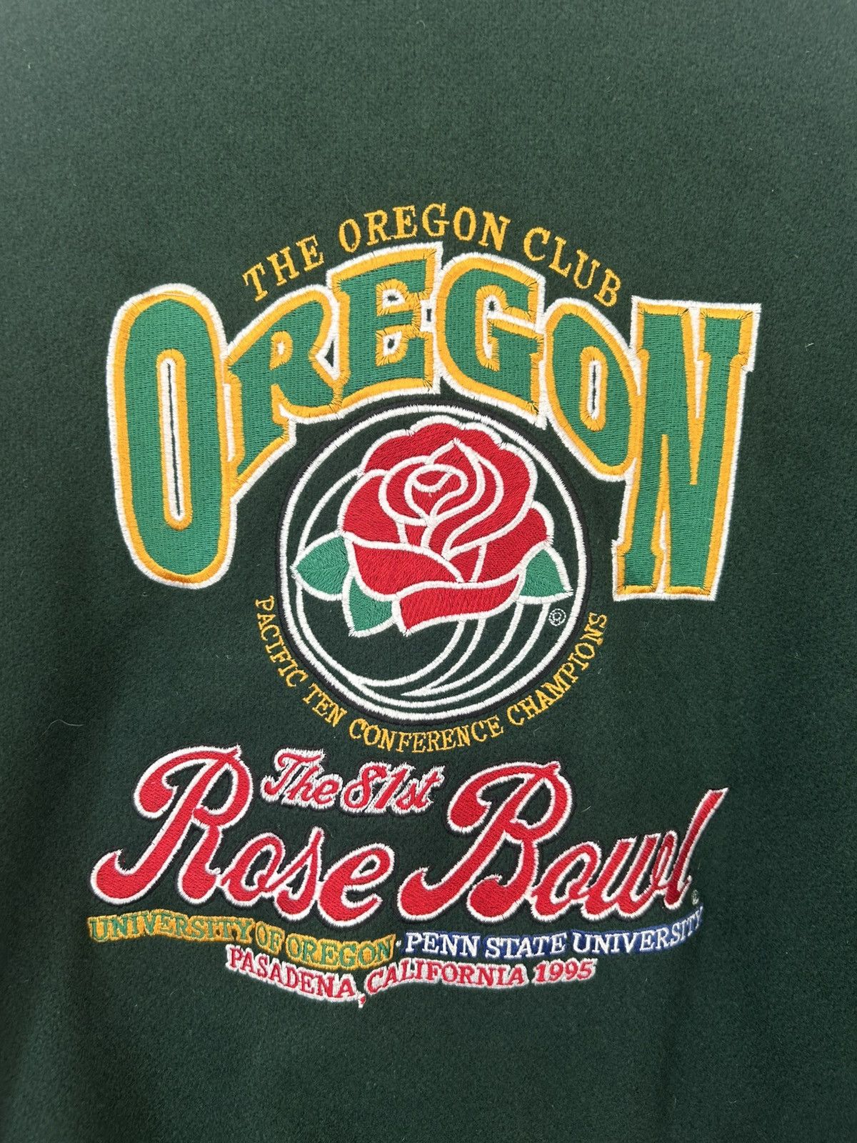 Dehen 1920 Oregon 81st Rose Bowl 1995 varsity jacket Size US XXL / EU 58 / 5 - 3 Thumbnail