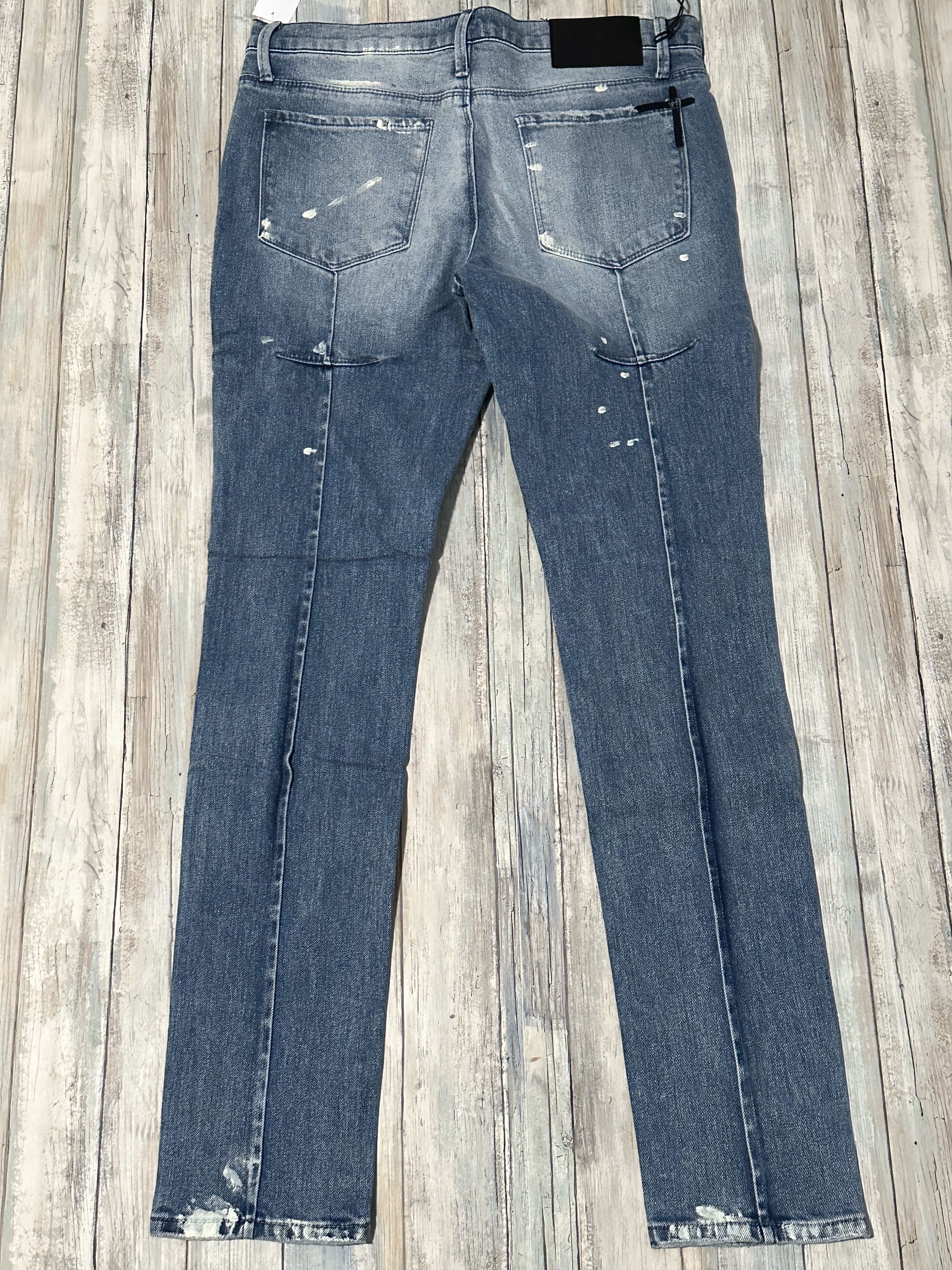Rta Rta Clayton Paint Splatter Distressed Jeans 33 Size US 33 - 5 Thumbnail