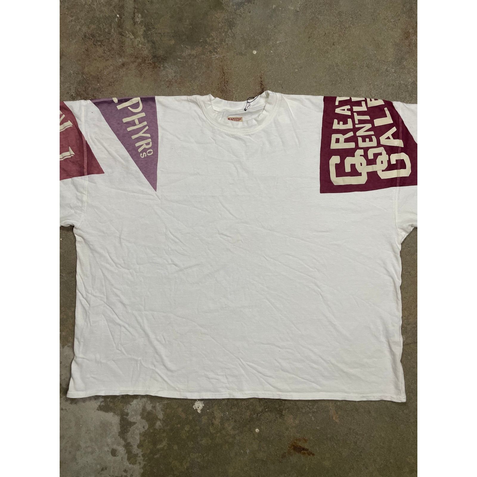 Kapital Kapital Zephyr Oversized Tee White Used 1 (Small) Size US S / EU 44-46 / 1 - 1 Thumbnail
