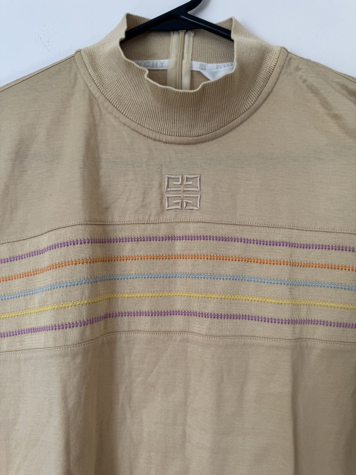 Givenchy Givenchy long sleeve beige tshirt Size L / US 10 / IT 46 - 3 Thumbnail