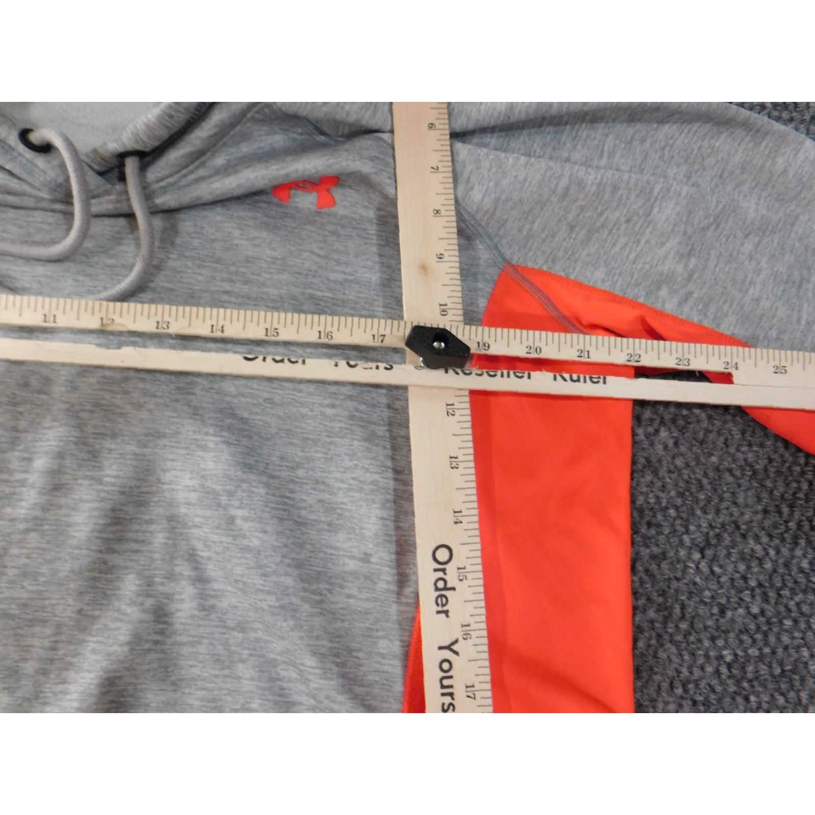 Under Armour Under Armour Hoodie Womens L Gray Pullover Logo Coldgear Stretch Activewear Regular Size L / US 10 / IT 46 - 6 Thumbnail
