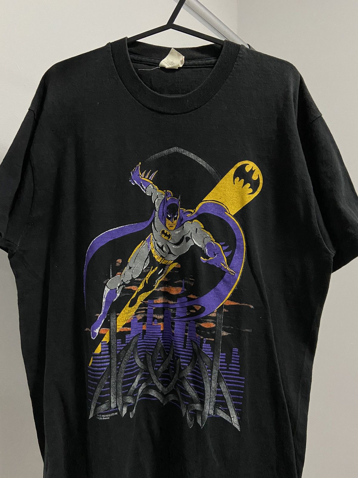 DC × DC Comics Batman 1989 big print logo vintage comics Size US L / EU 52-54 / 3 - 2 Thumbnail