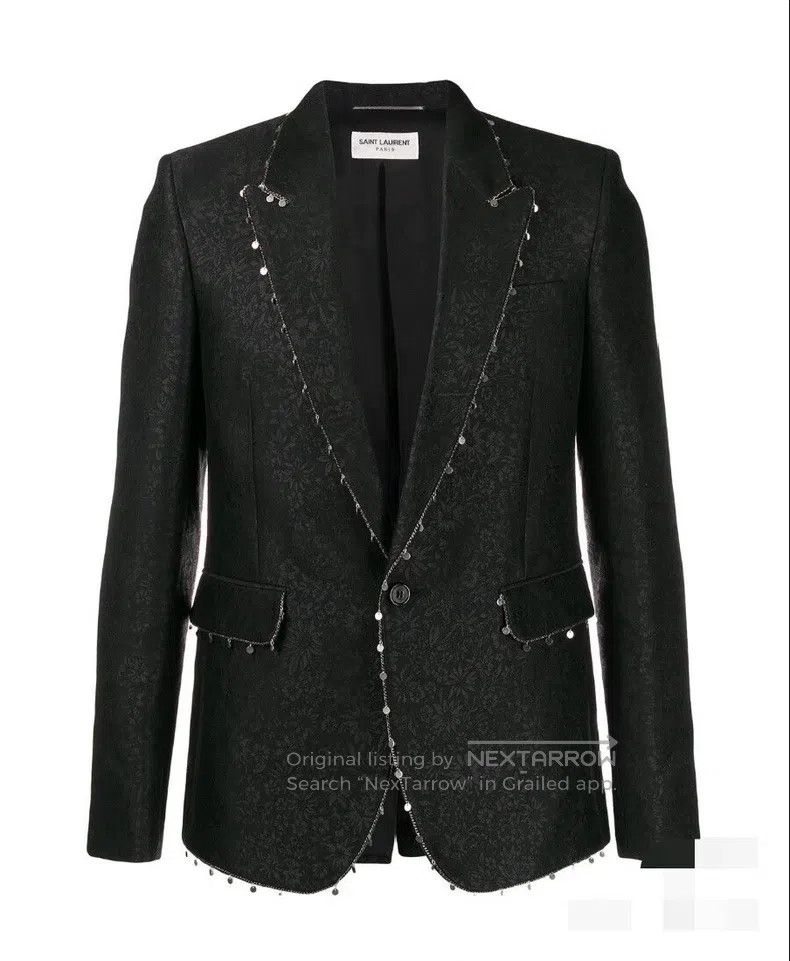Saint Laurent Paris Saint Laurent Paris Court Style Suit Jacket i Size US S / EU 44-46 / 1 - 1 Thumbnail