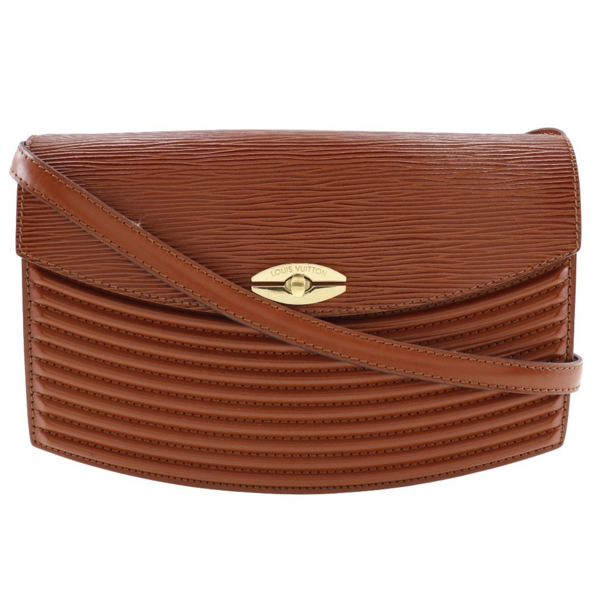 Louis Vuitton Louis Vuitton Prebourg Shoulder Bag Clutch M52563 Epi Leather Kenya Brown 1991 VI1921 2way Turnlock Women's Size ONE SIZE - 1 Thumbnail
