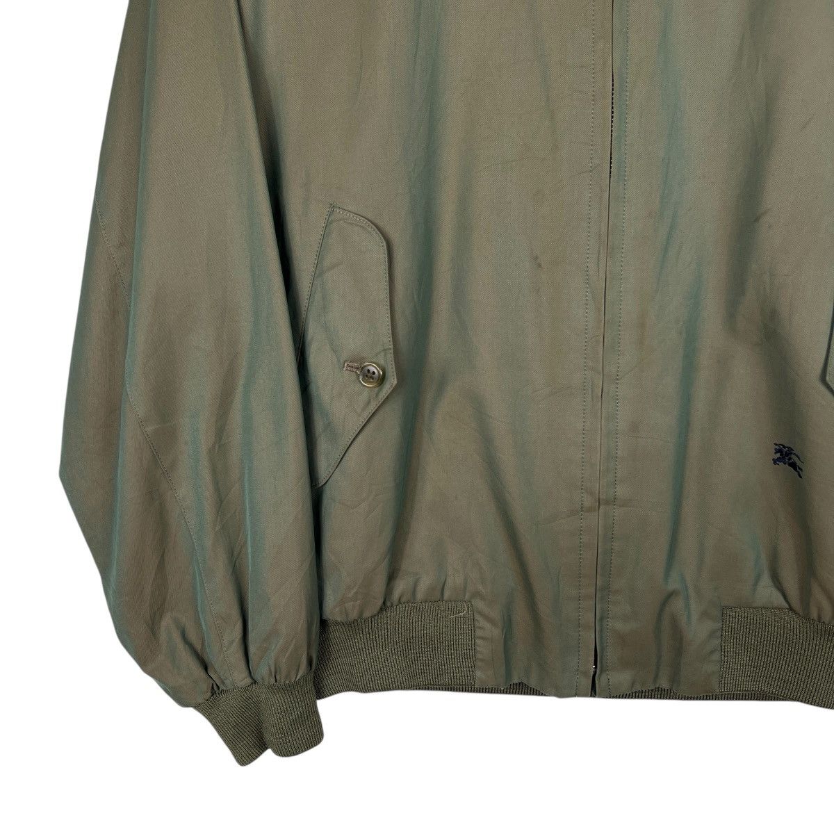 Burberry 🔥 Vintage Burberrys Green Check Plaid Lining G9 Jacket Size US L / EU 52-54 / 3 - 9 Thumbnail
