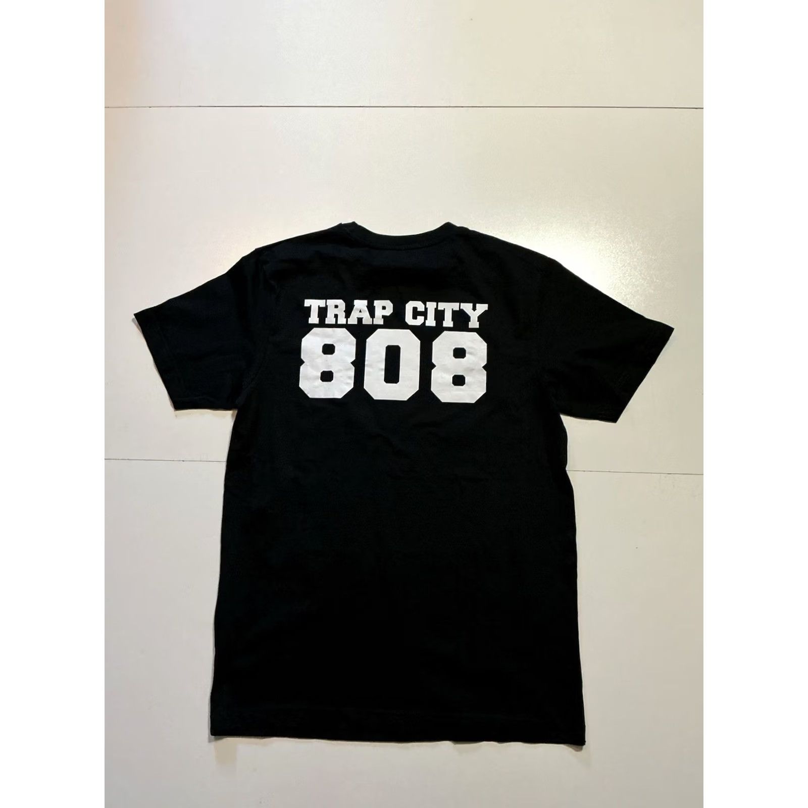 Vintage Trapcity T-Shirt Men Large Black 808 Trap Music Electronic EDM DJ Dubstep Graphic S/S Size US L / EU 52-54 / 3 - 2 Thumbnail