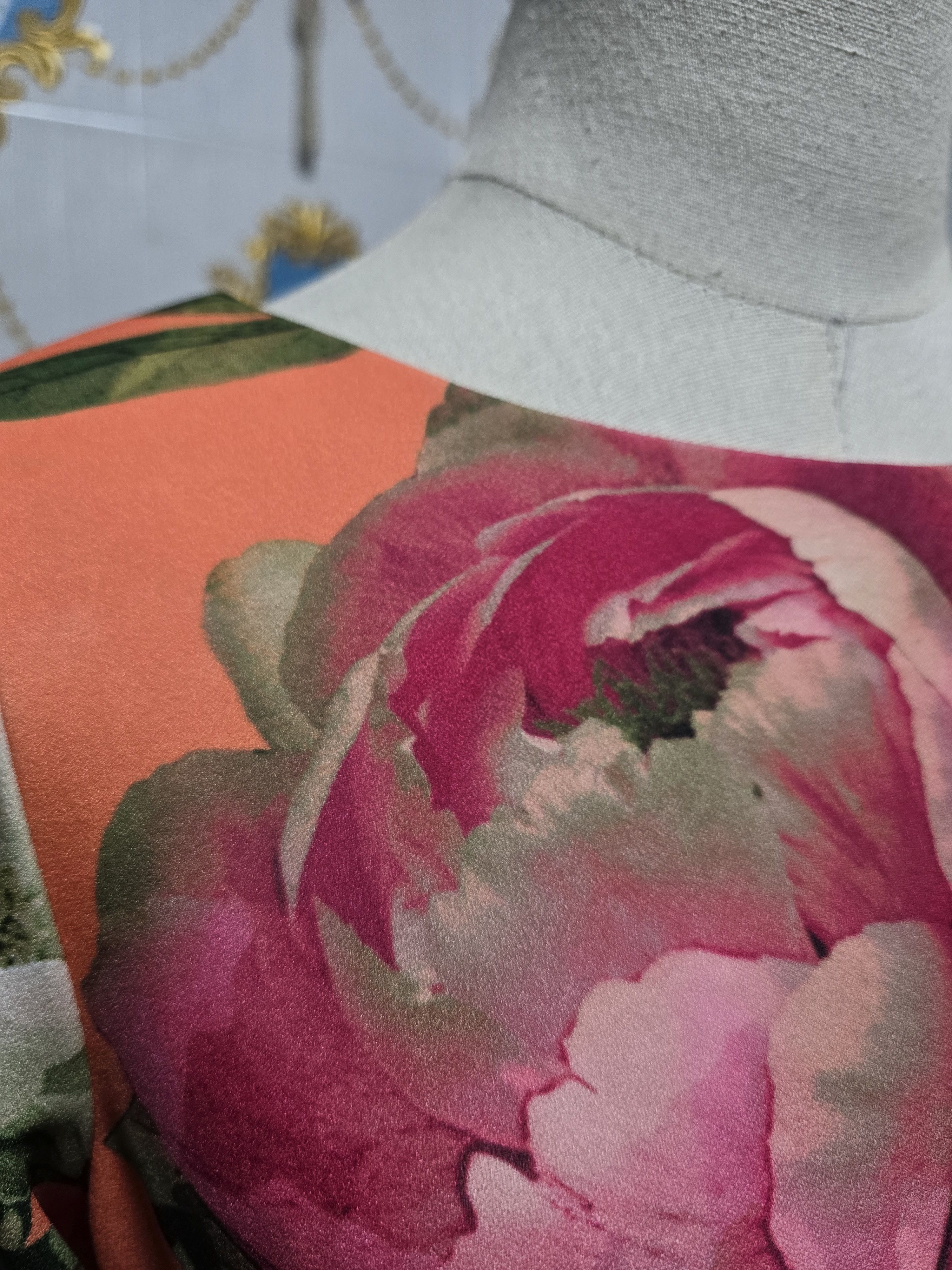 Calvin Klein CALVIN KLEIN dress women size MEDIUM flowers pattern Size M / US 6-8 / IT 42-44 - 4 Thumbnail
