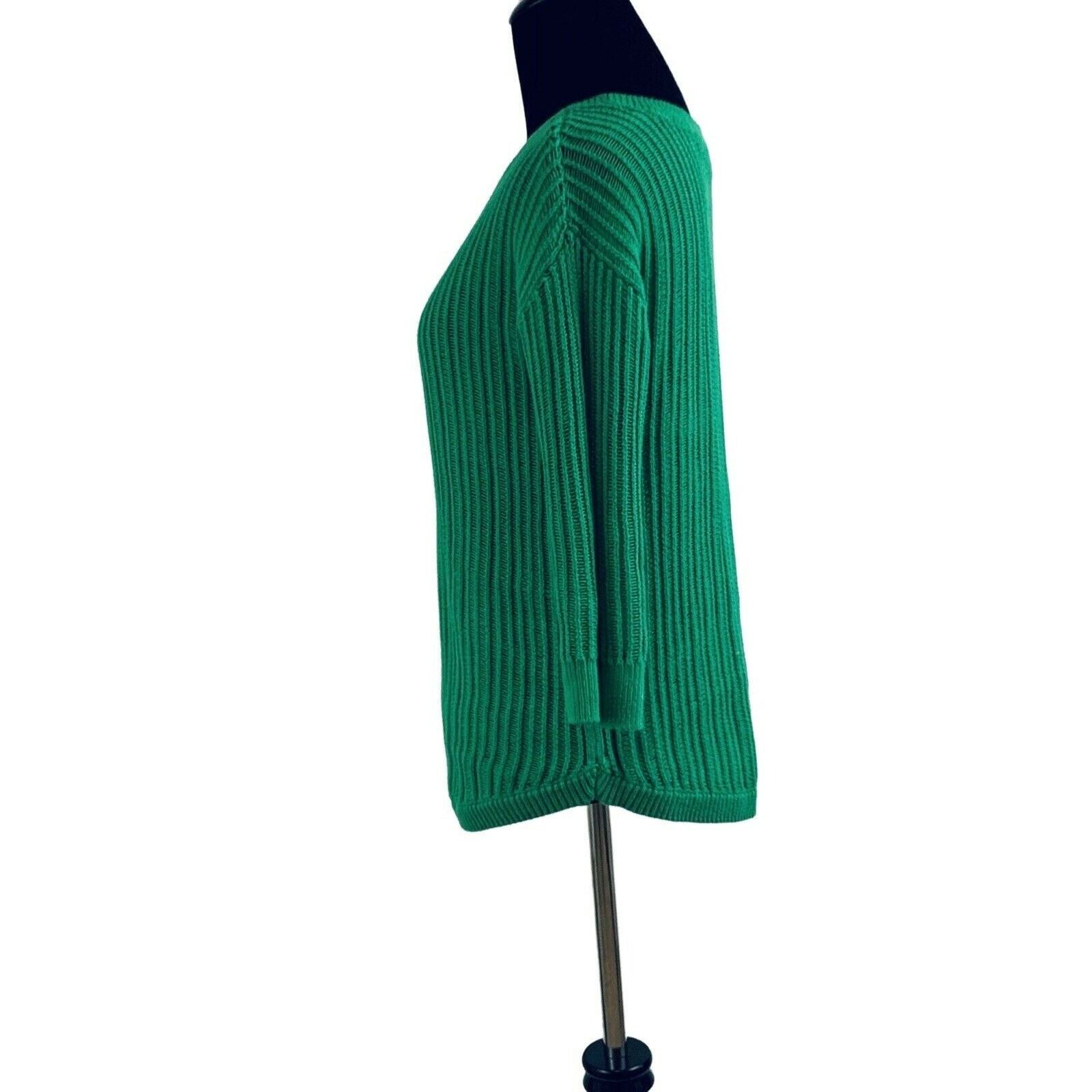 Gap Gap green 3/4 sleeve open knit sweater XS Size XS / US 0-2 / IT 36-38 - 6 Thumbnail