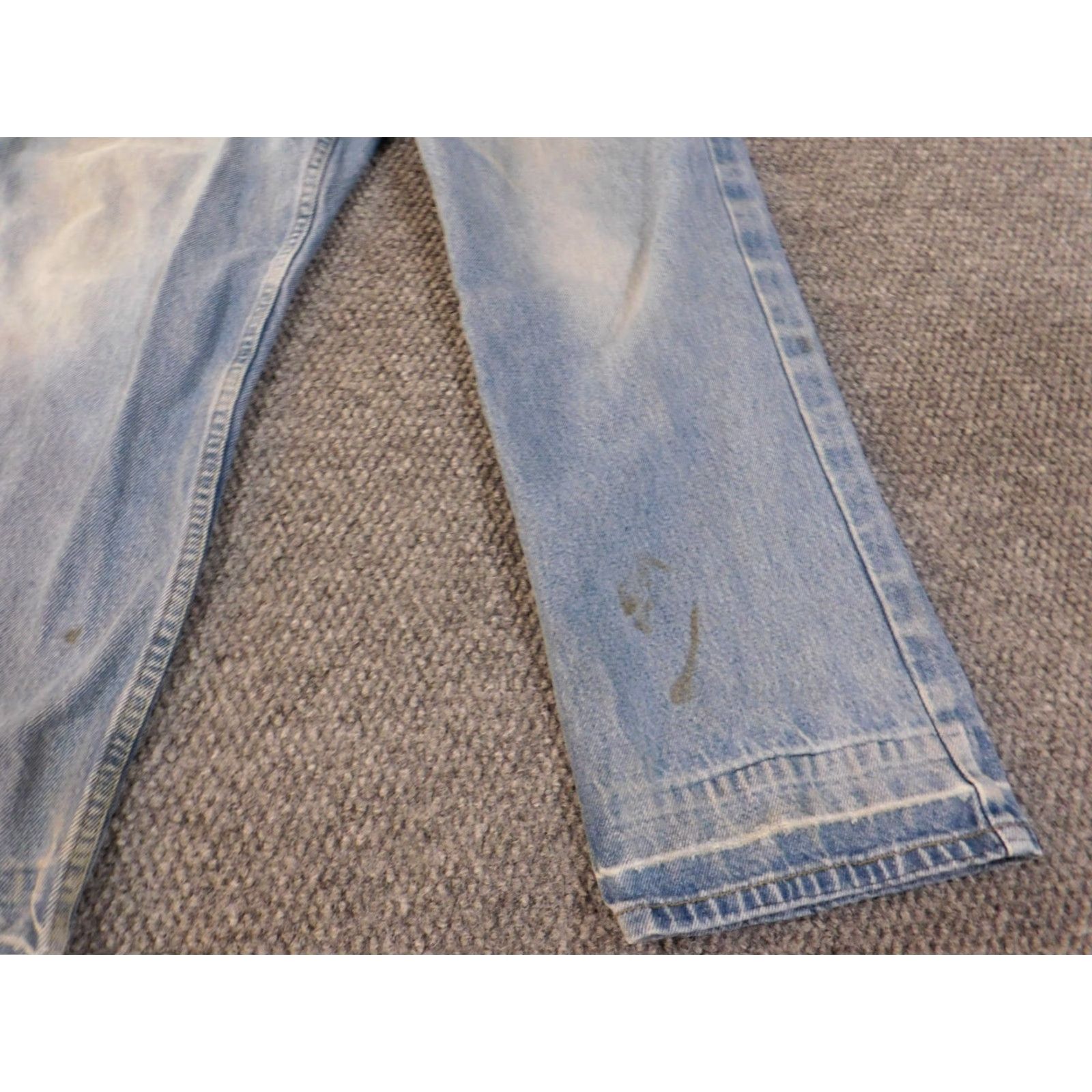 Vintage L.L. Bean Jeans Men Comfort Waist 34x32 Blue Straight Denim Regular Inseam 32 Zip Pockets Vintage Retro Style Straight Size US 34 / EU 50 - 3 Thumbnail
