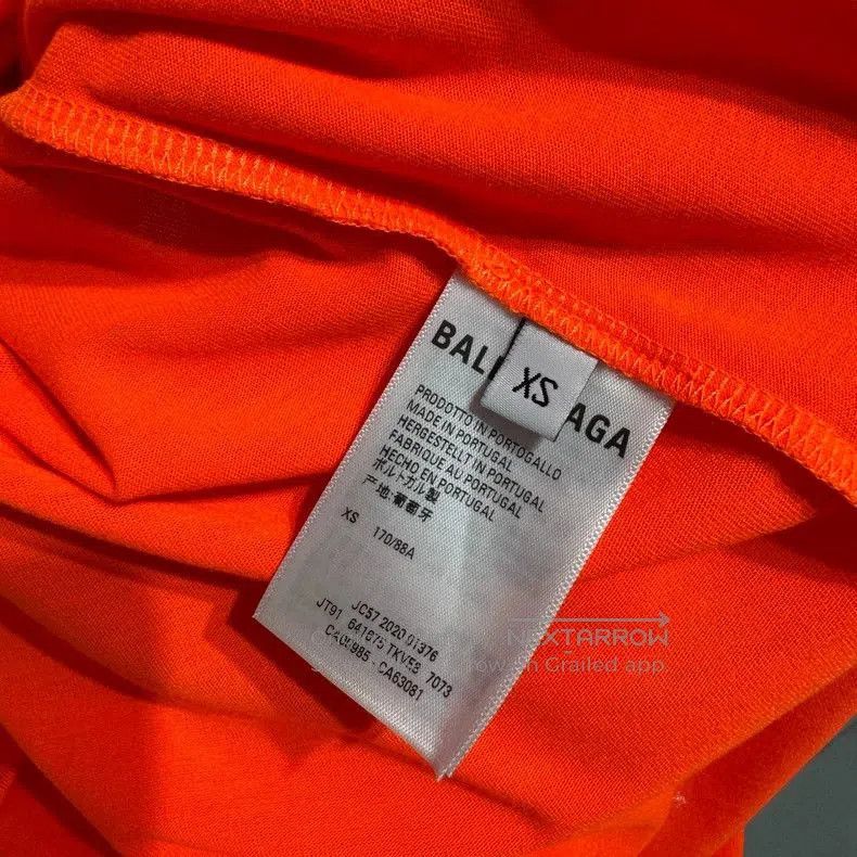 Balenciaga Balenciaga Orange Wave Coke Logo Tee. Size US XS / EU 42 / 0 - 4 Thumbnail