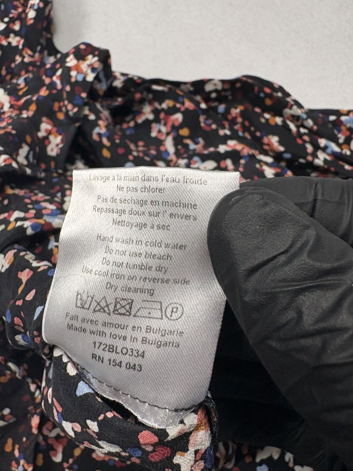 Sezane Sézane Silk Button Up Pocket Shirt Size 36 Black Multicolor Size XS / US 0-2 / IT 36-38 - 13 Thumbnail