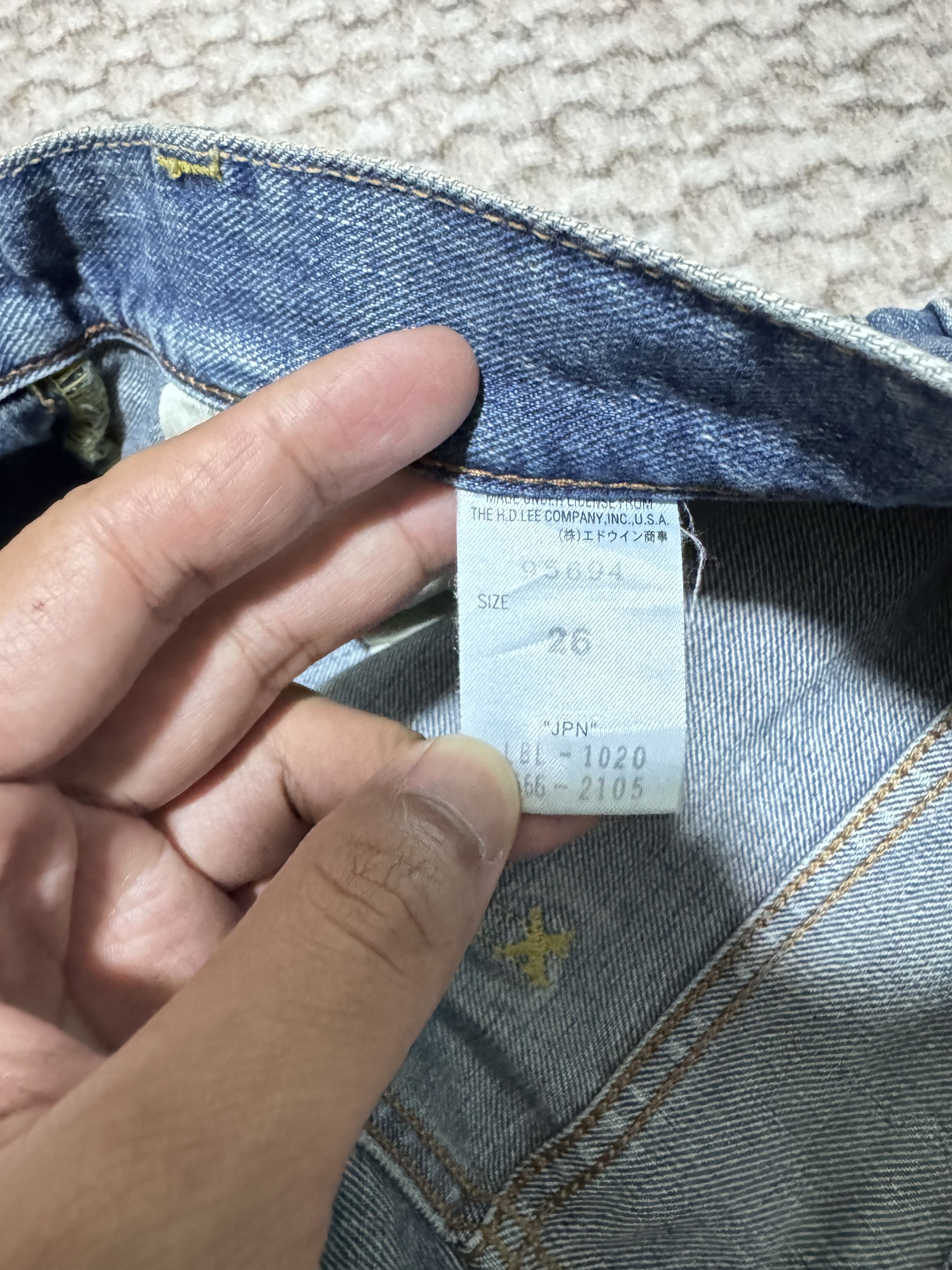 Lee X-girl Lee Riders Denim Jeans Size 31" - 10 Thumbnail