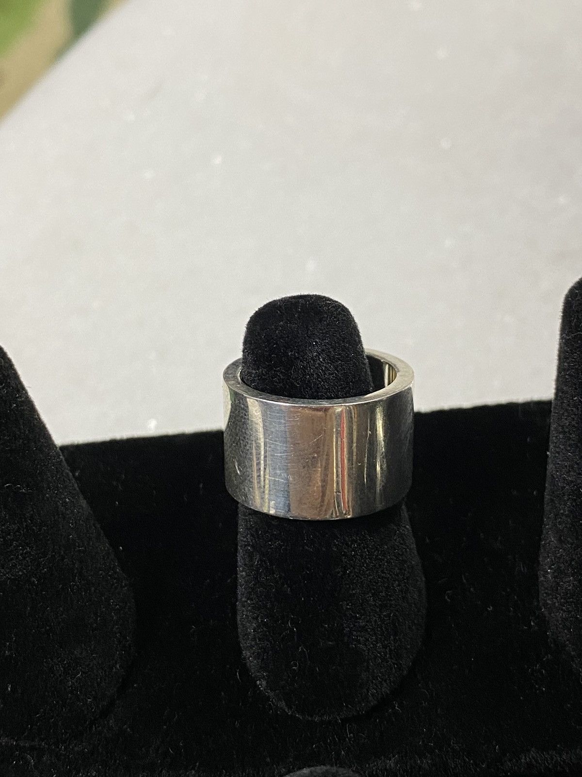 Designer Gucci G Logo Ring Preowned Sterling Silver 925 Size ONE SIZE - 5 Thumbnail