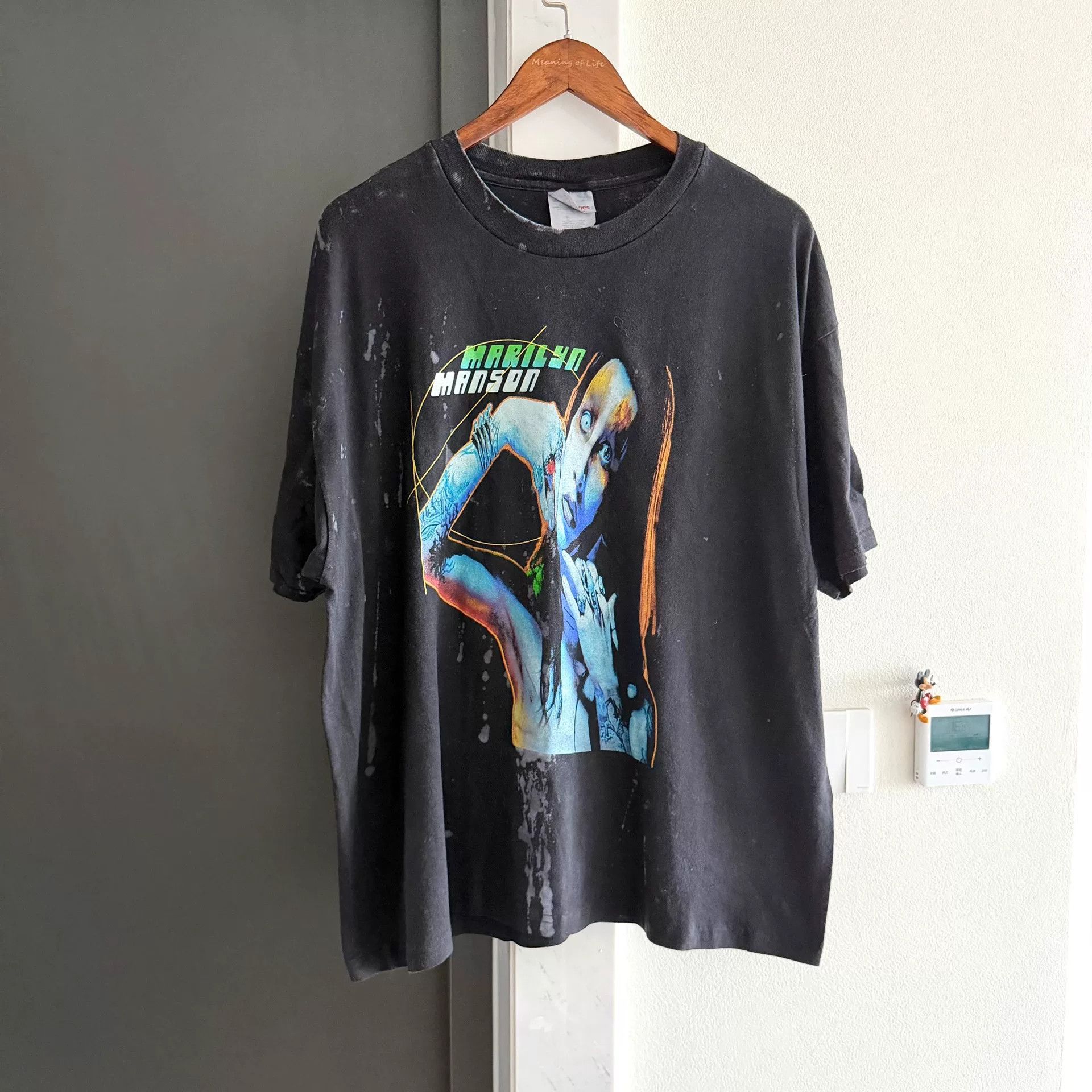 Vintage Vintage 90s Marilyn Manson Band Tee Size US M / EU 48-50 / 2 - 1 Thumbnail