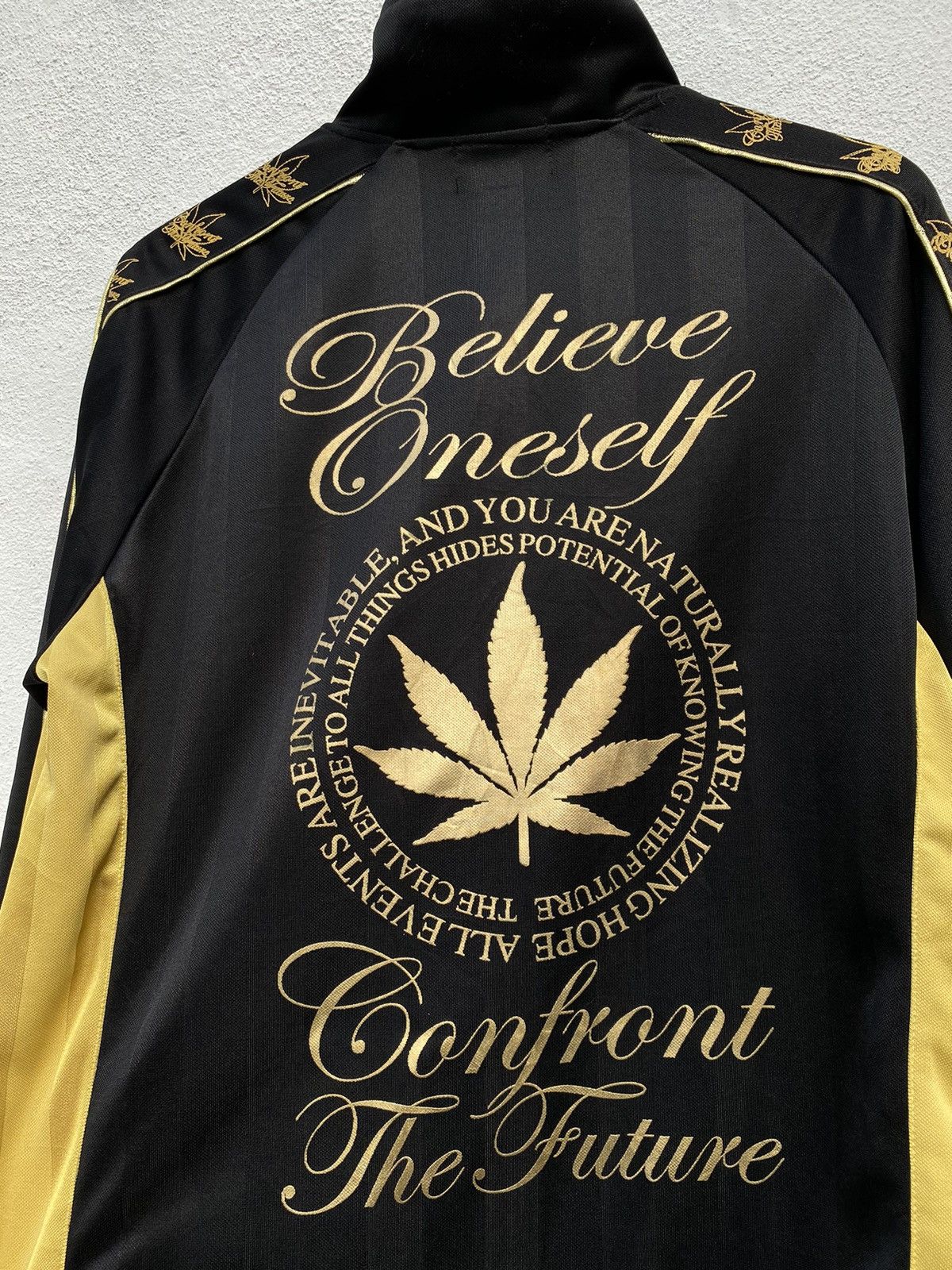 Japanese Brand × Other × Rap Tees Weed Sidetape Light Jacket Raptee Genji Size US L / EU 52-54 / 3 - 12 Thumbnail