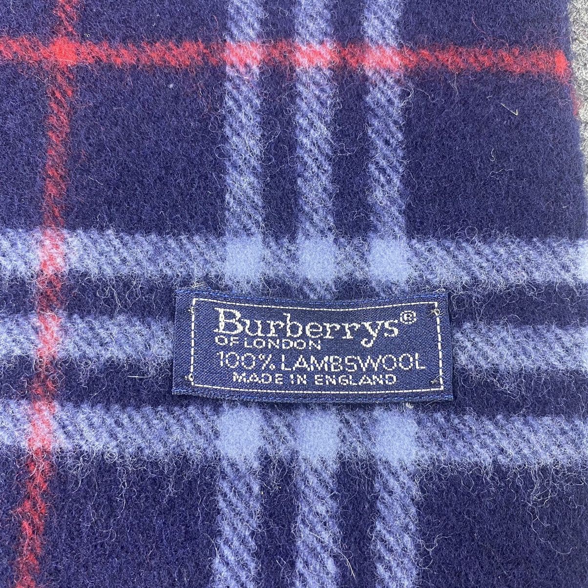 Burberry × Vintage Burberry Wool Muffler / Scarf / Neckwear - T1362 Size ONE SIZE - 5 Thumbnail