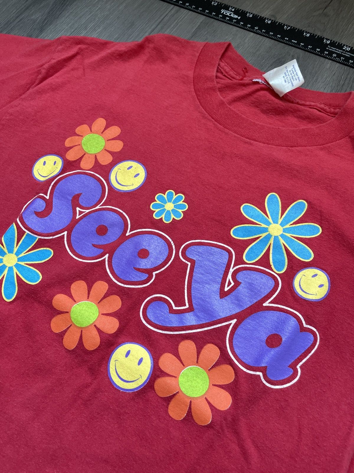 Vintage Vintage USA “See ya Hippy Font” Graphic T-Shirt (Sz. L) Size US L / EU 52-54 / 3 - 2 Thumbnail