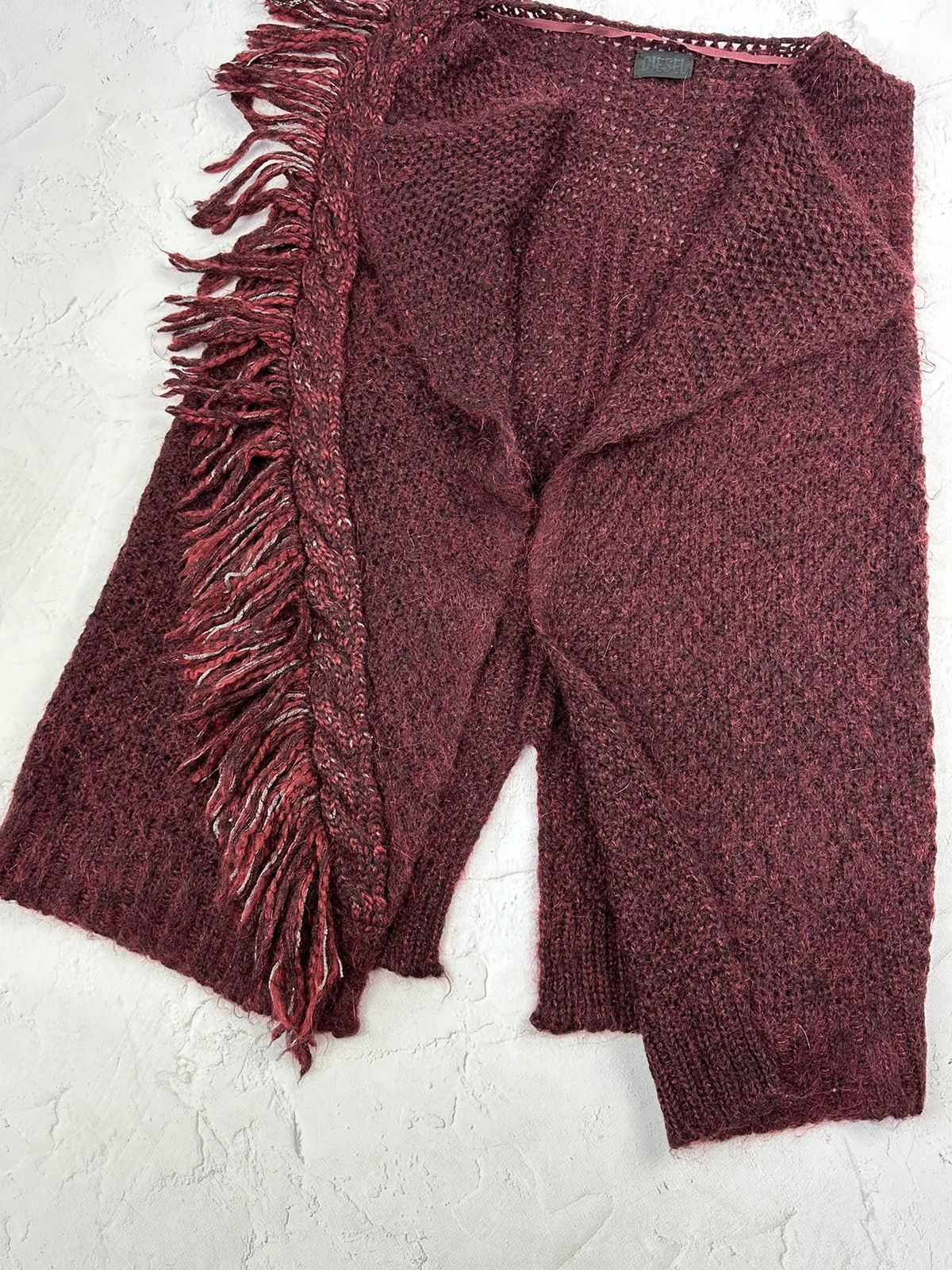 Diesel × Vintage Vintage Diesel Mohair Poncho Sweater Size M / US 6-8 / IT 42-44 - 2 Thumbnail