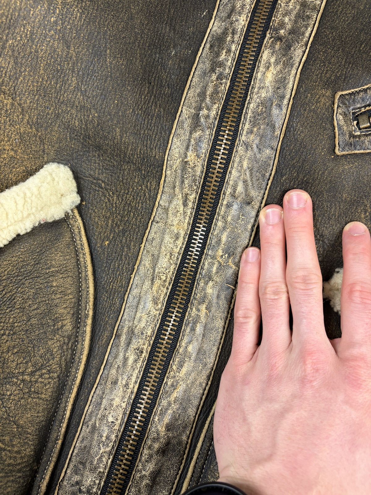Diesel Diesel Shearling Jacket Vintage 1980 Sheepskin & Shearling Size US L / EU 52-54 / 3 - 11 Thumbnail
