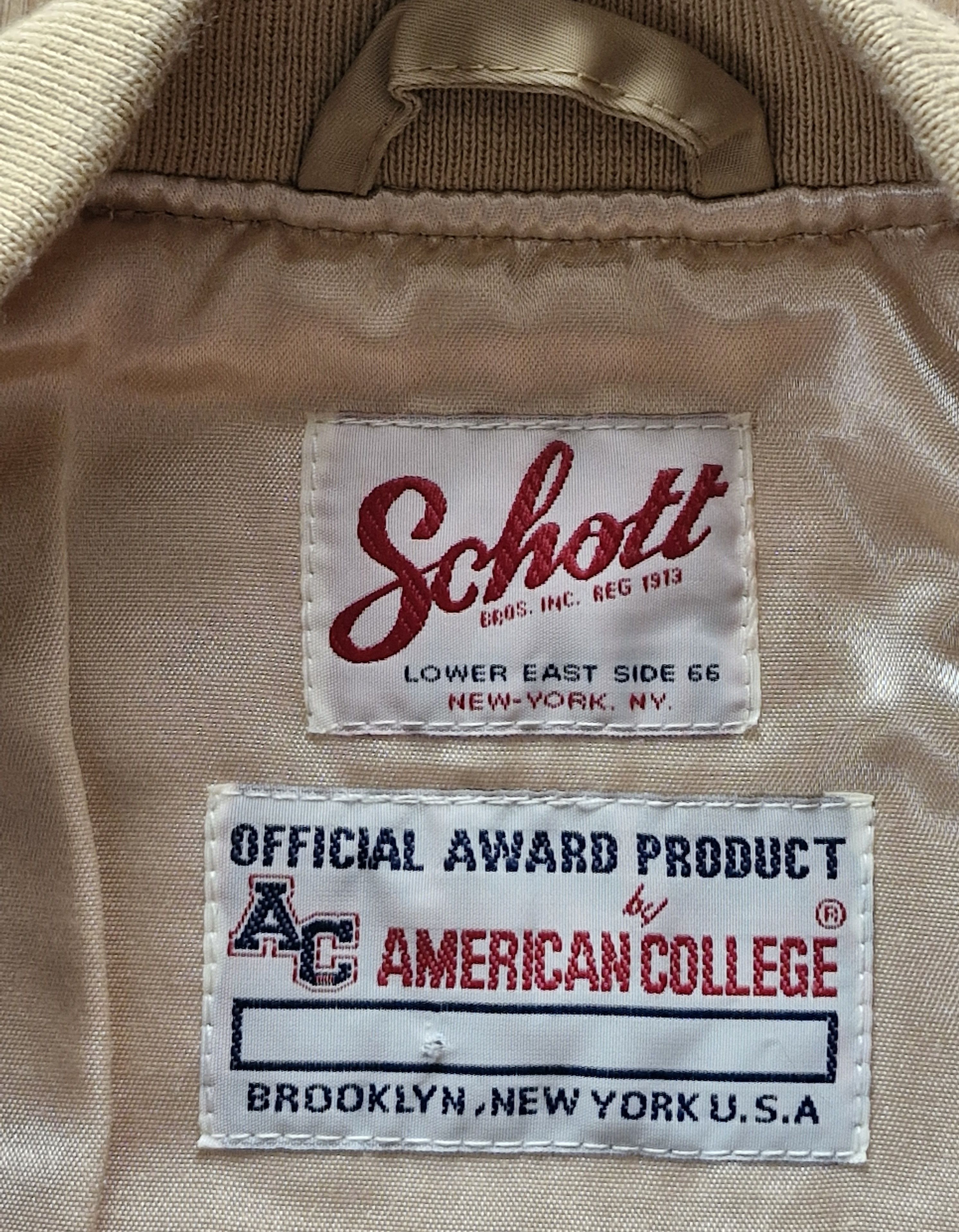 Schott Women's bomber jacket Schott New York x American College Size S / US 4 / IT 40 - 4 Thumbnail