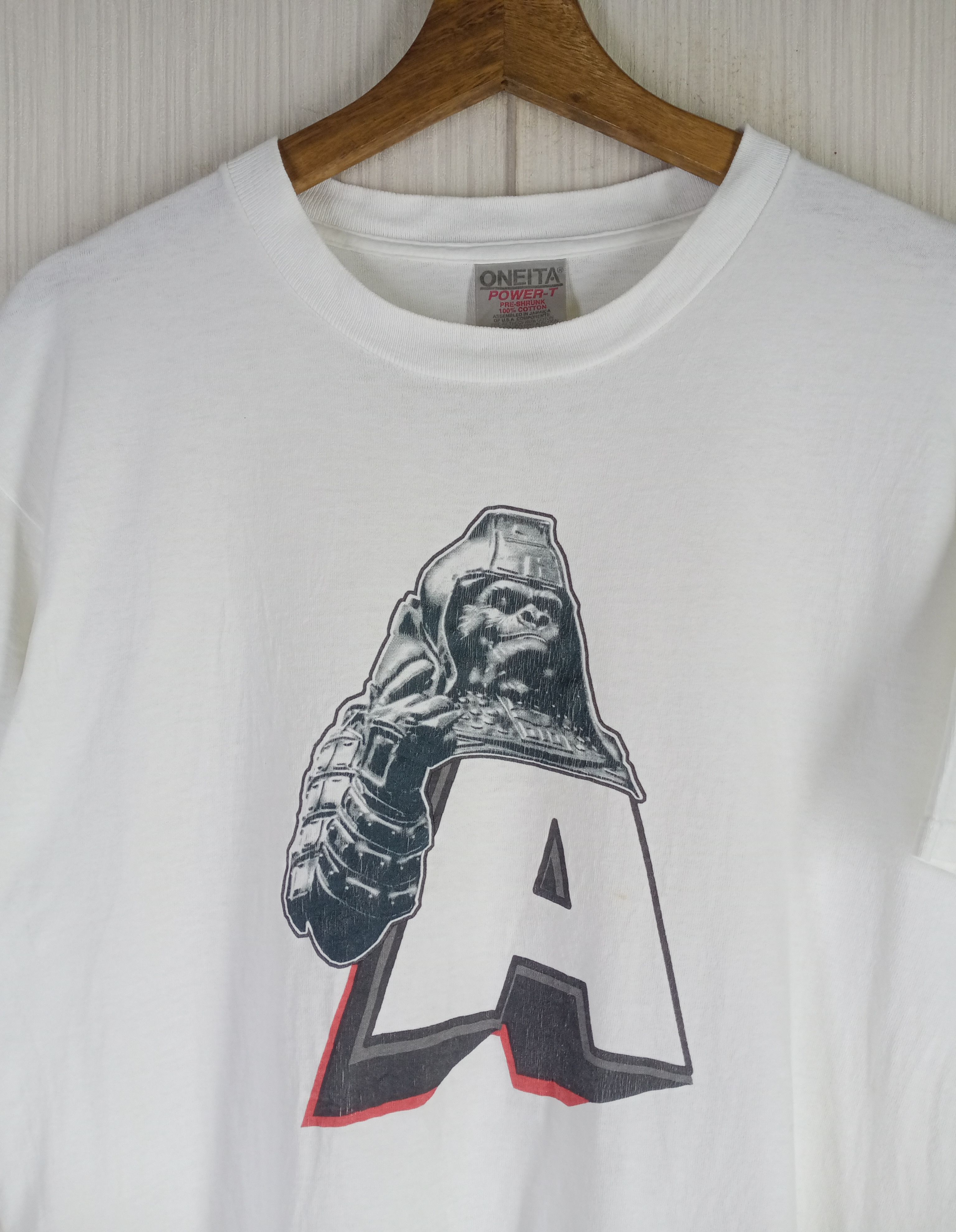 Bape Rare Vintage 90s BAPE Oneita Planet Of The Apes Tshirt Size US M / EU 48-50 / 2 - 4 Thumbnail
