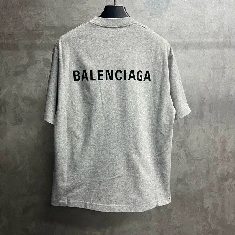 Balenciaga Balenciaga Grey logo printed vintage Jersey short sleeves 2 Size US XS / EU 42 / 0 - 5 Thumbnail