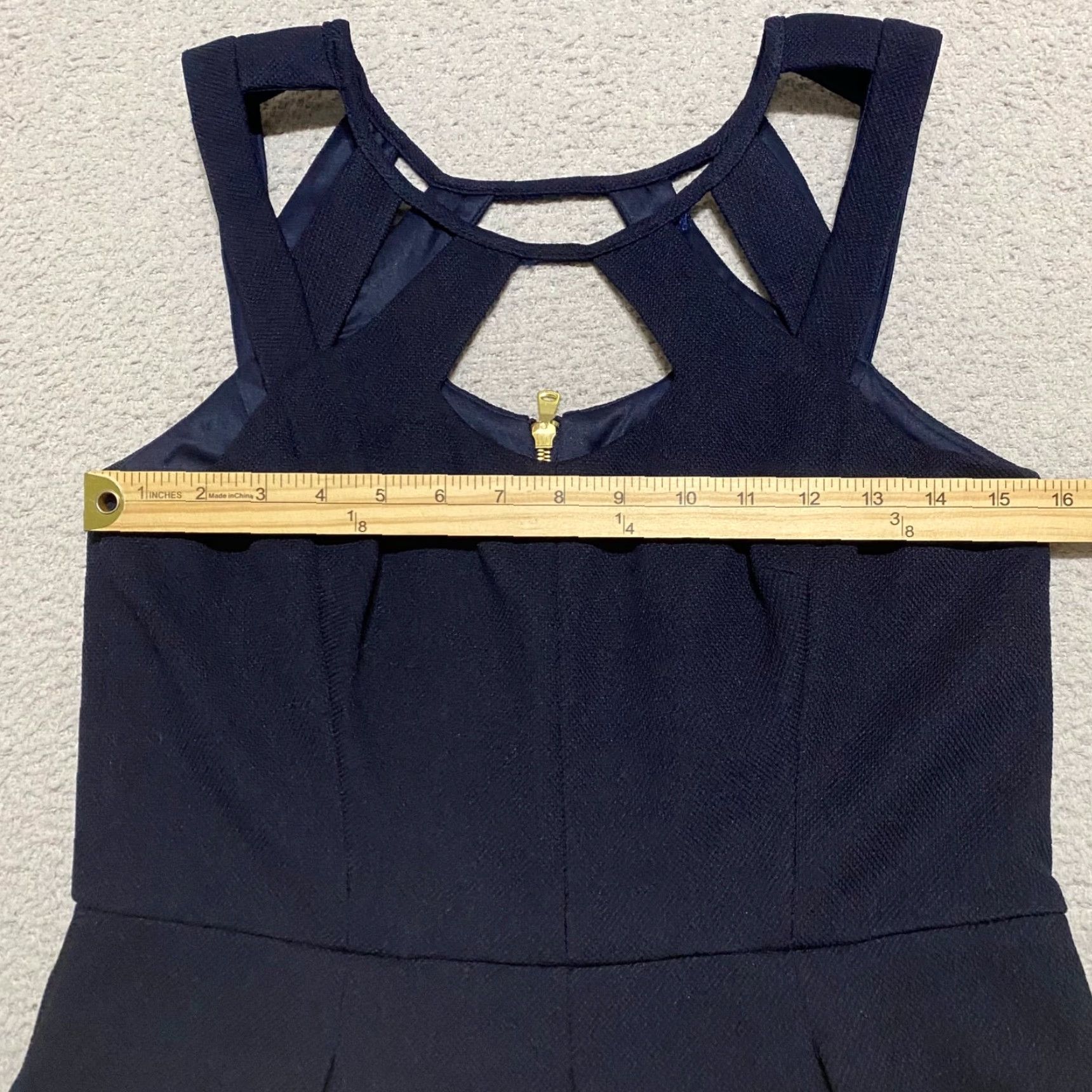 Betsey Johnson Dress Navy Blue Sleeveless Fit & Flare Size 10 Casual  Party/Cocktail Women - www.bongoclub.cl