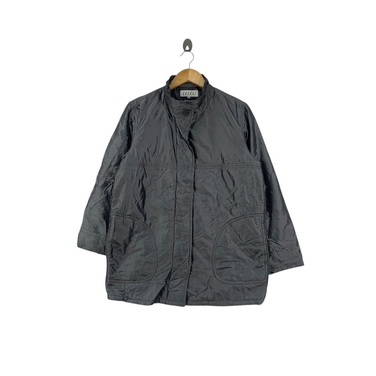 Vintage Vintage SOLEIL THINSULATE INSULATION Minimalist Trench Coat Size S / US 4 / IT 40 - 1 Thumbnail