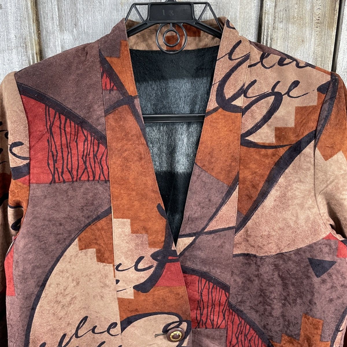 Japanese Brand × Vintage Vintage Japanese Brand Abstract Design Blazer Size L / US 10 / IT 46 - 5 Thumbnail