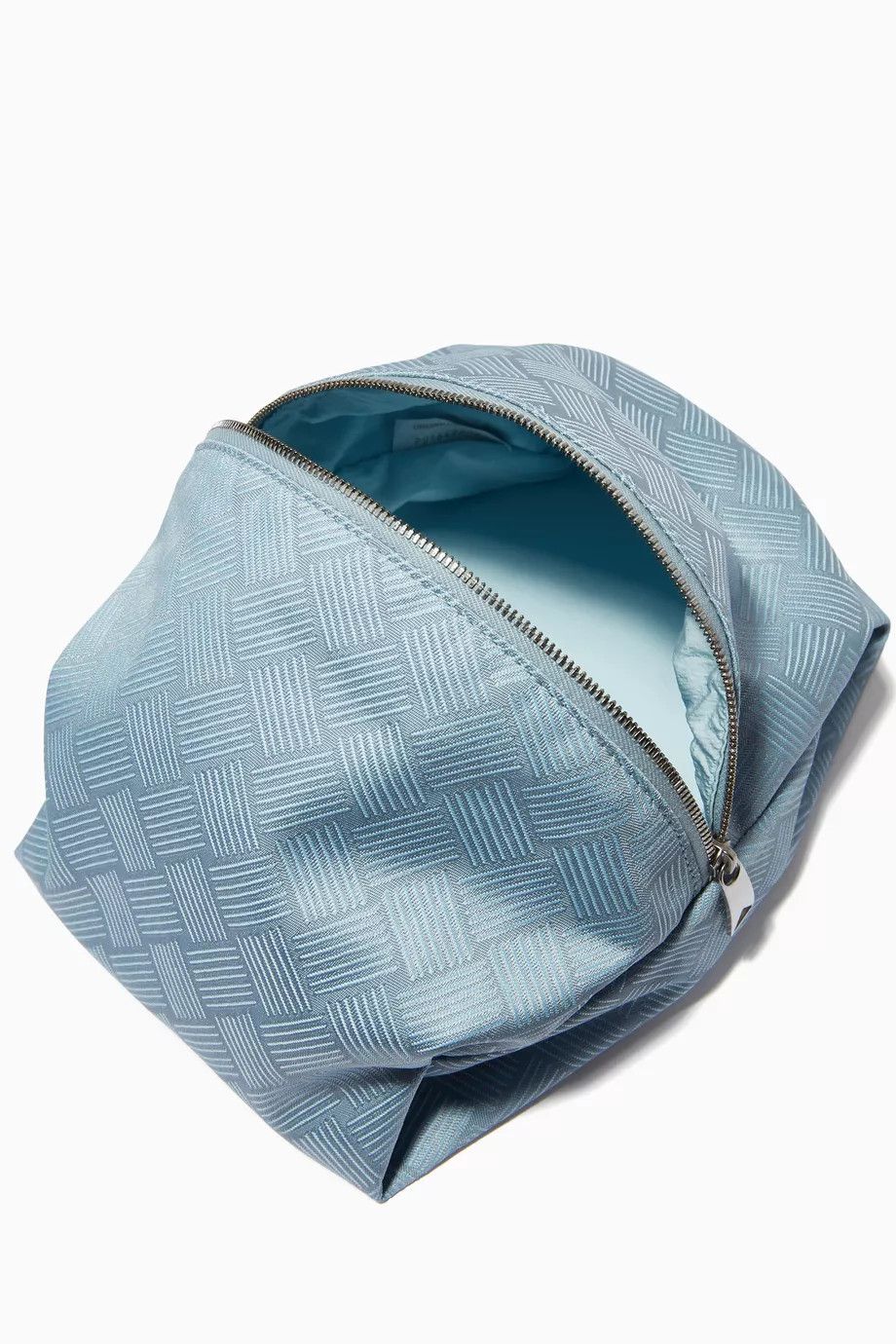 Bottega Veneta o1w1db10225 Size: OS / Cosmetic Case Jacquard Nylon in Blue Size ONE SIZE - 3 Thumbnail