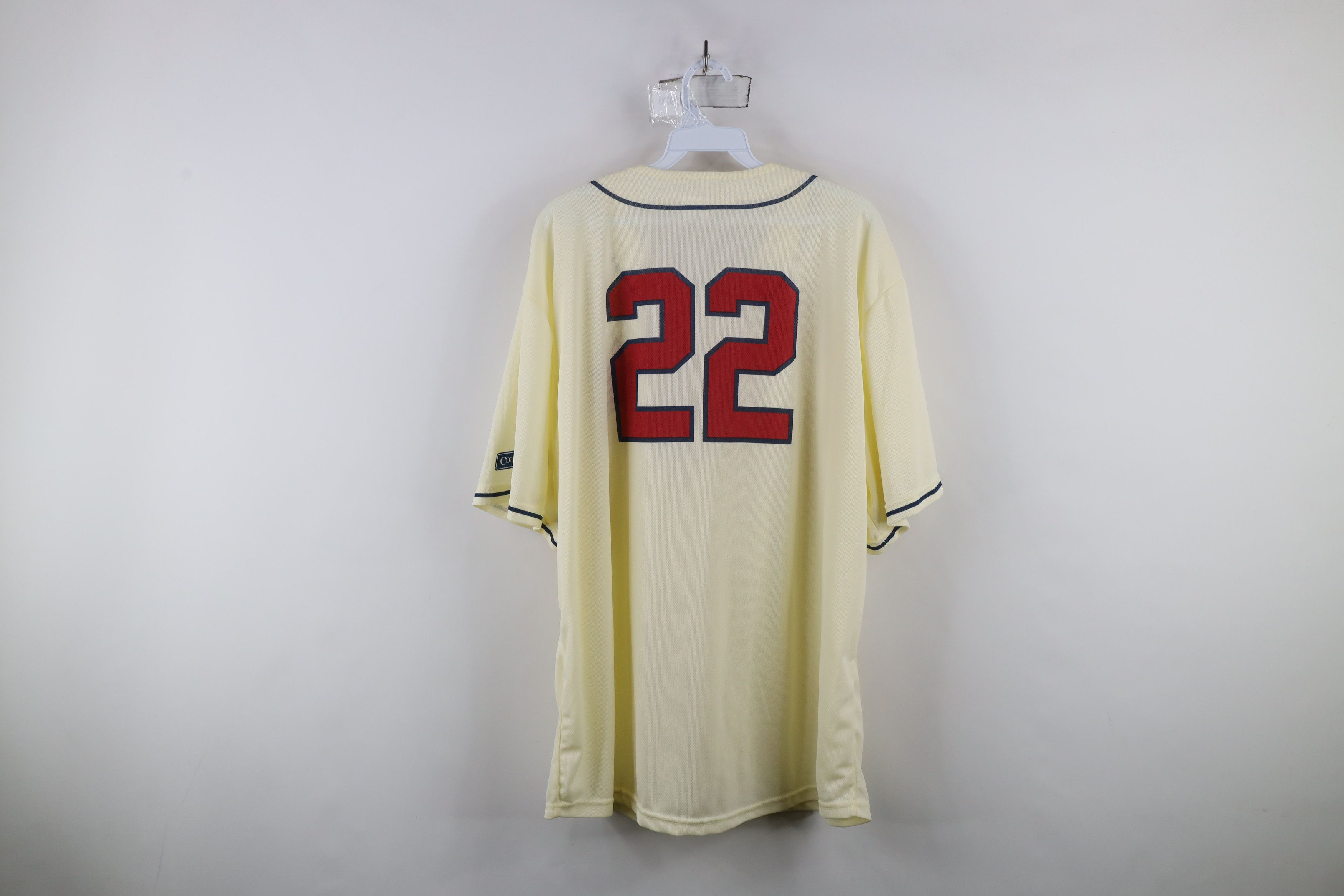 Vintage Vintage Y2K Detroit Stars Baseball Jersey Cream Polyester Size US XXL / EU 58 / 5 - 9 Thumbnail