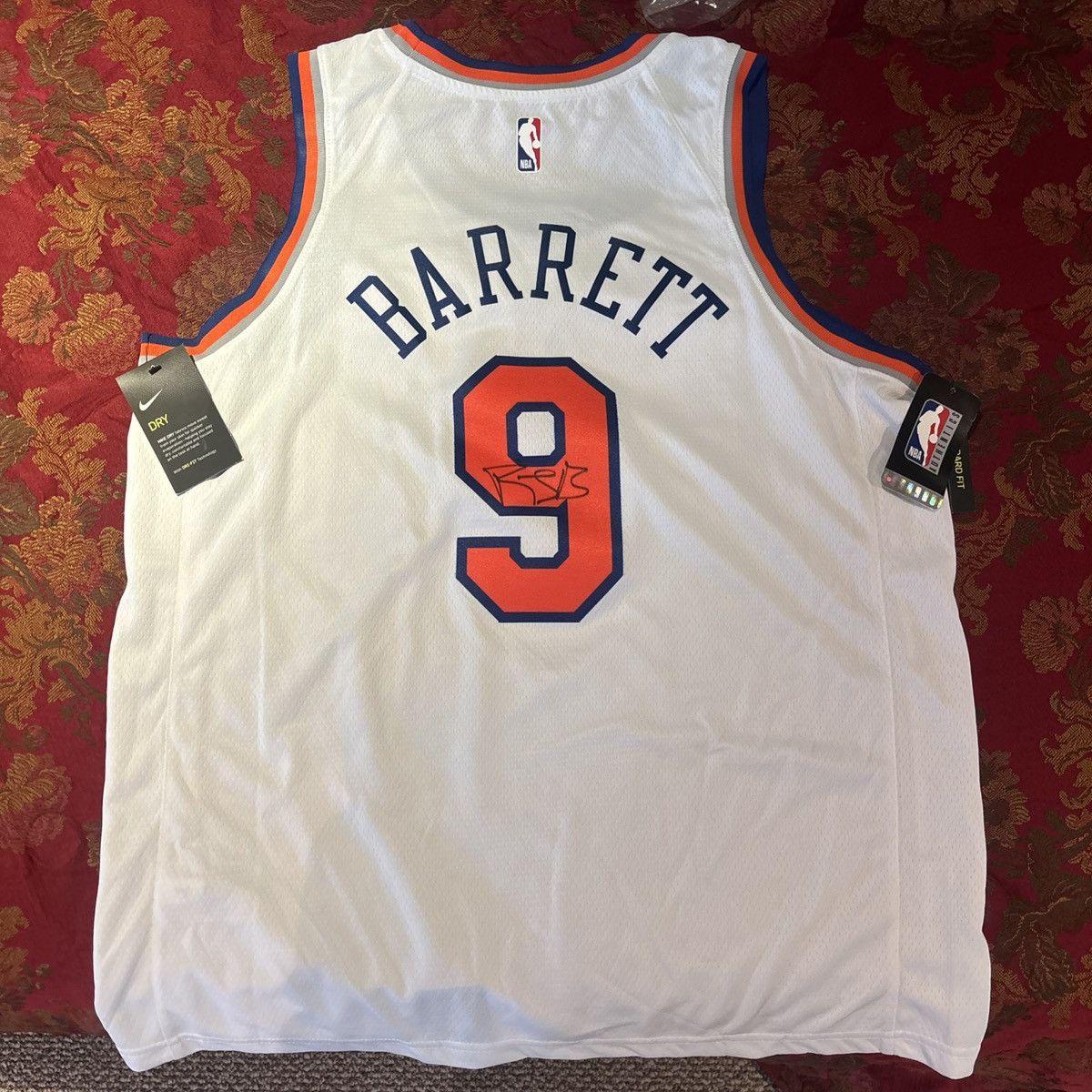 NBA RJ Barrett Signed NY Knicks Jersey :XL Authentic Autograph. Size US XL / EU 56 / 4 - 1 Thumbnail