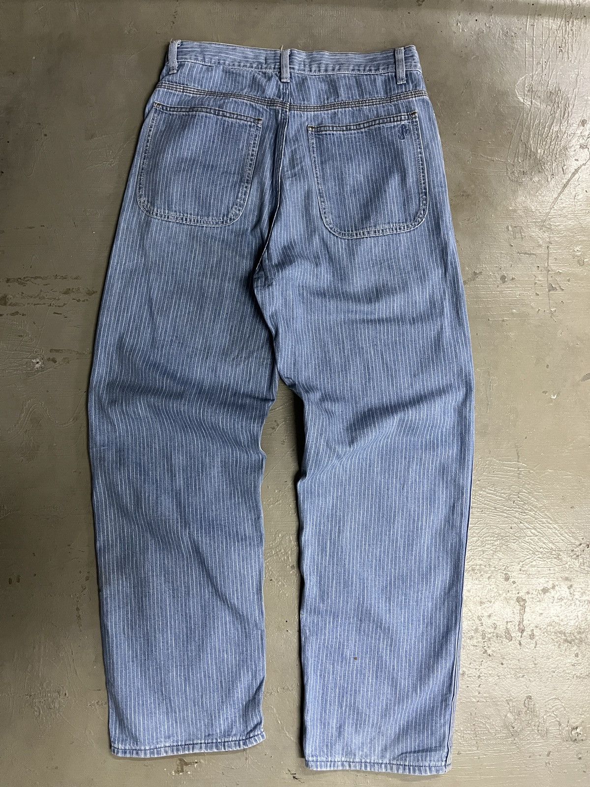 JW Anderson Pinstripe J.W. Anderson Uniqlo Hickory Carpenter Style Pant Size US 30 / EU 46 - 3 Thumbnail