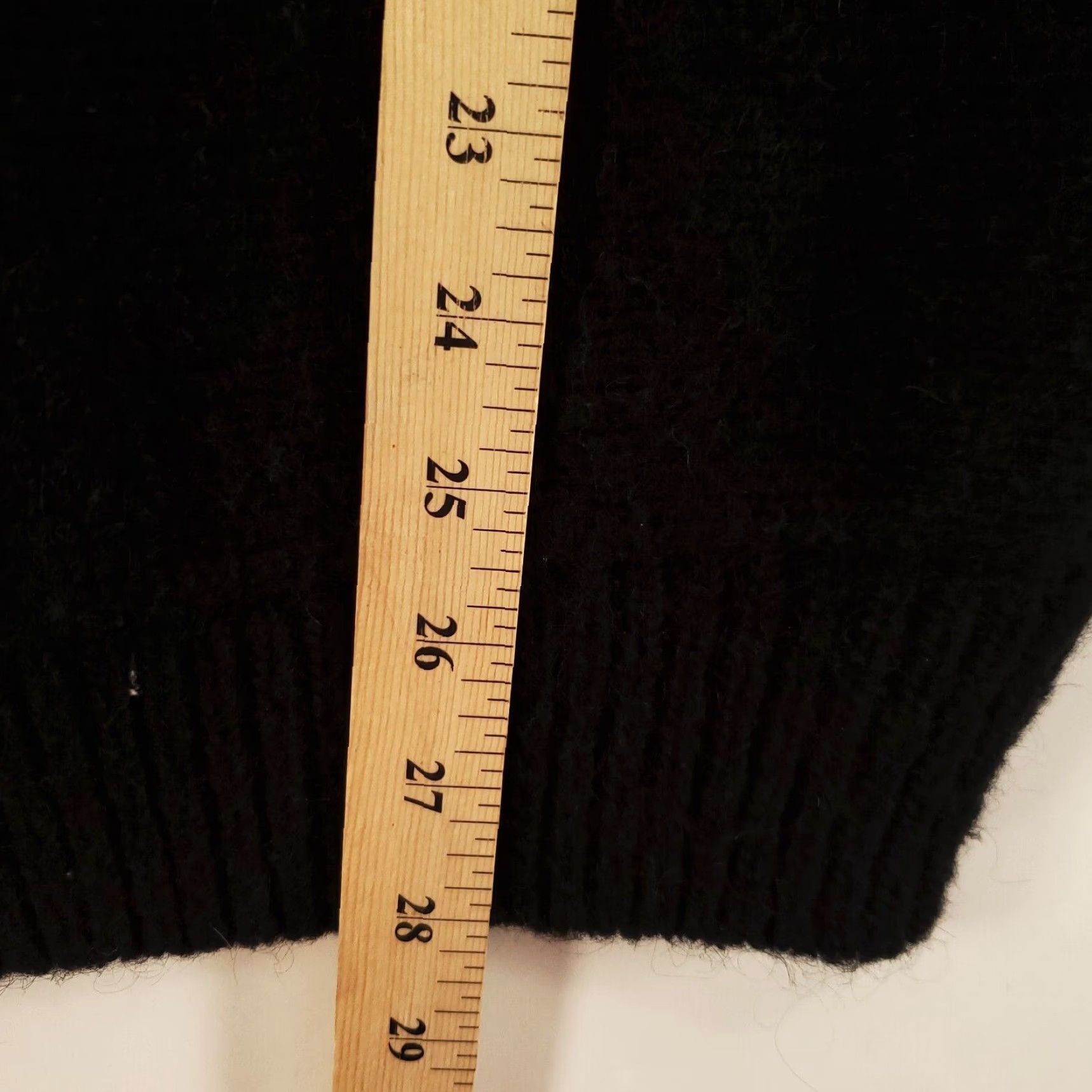 Vintage VINTAGE Christine Gerard Sweater Womens Medium Black Floral Knit Pullover with Pearls 80s 90s Classic Size M / US 6-8 / IT 42-44 - 7 Thumbnail