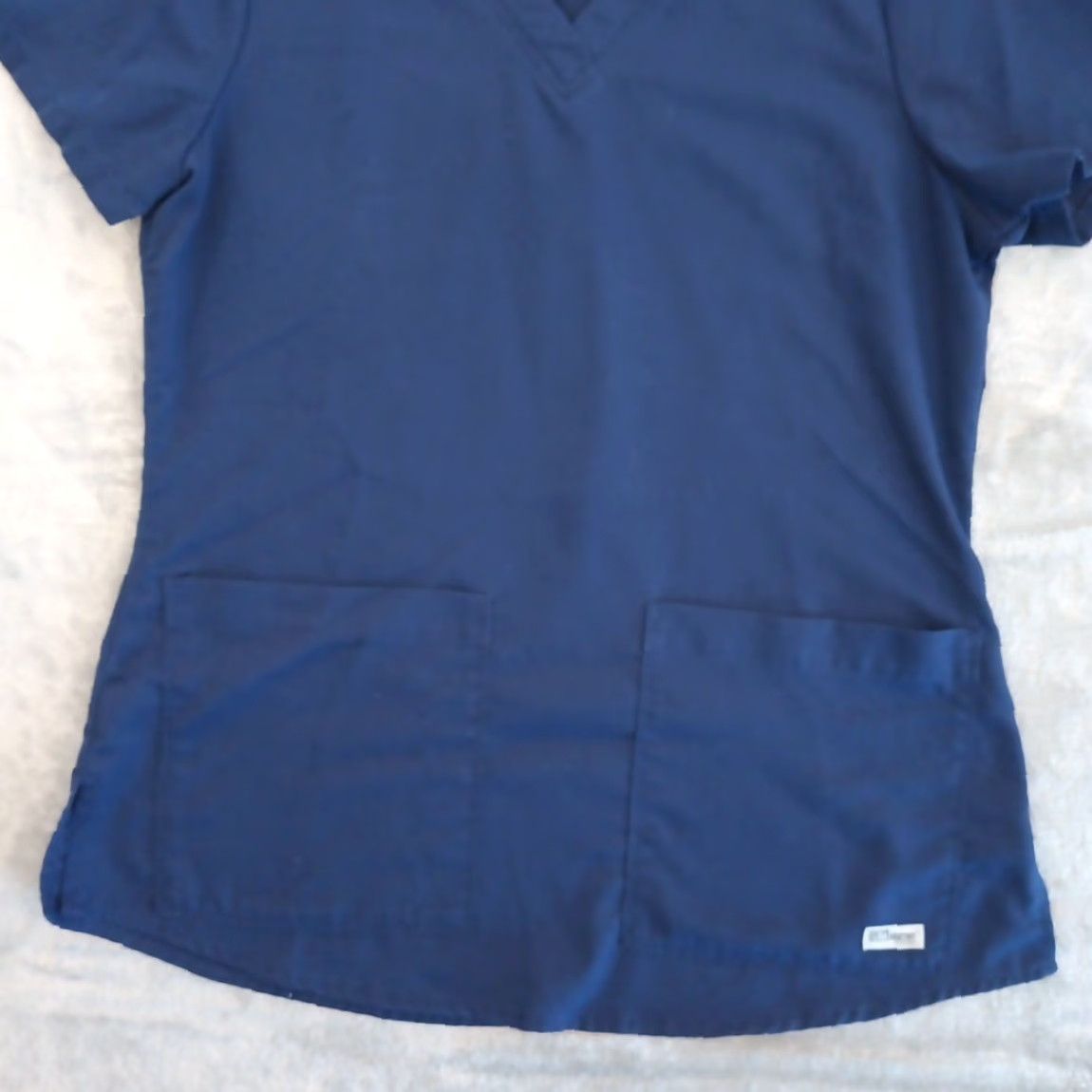 Vintage Grey's Anatomy Scrub Top Womens Small Blue Short Sleeve Style# 71166 VS Solid Polyester Vietnam Women S Blue Scrub Top 71166 Size S / US 4 / IT 40 - 4 Thumbnail